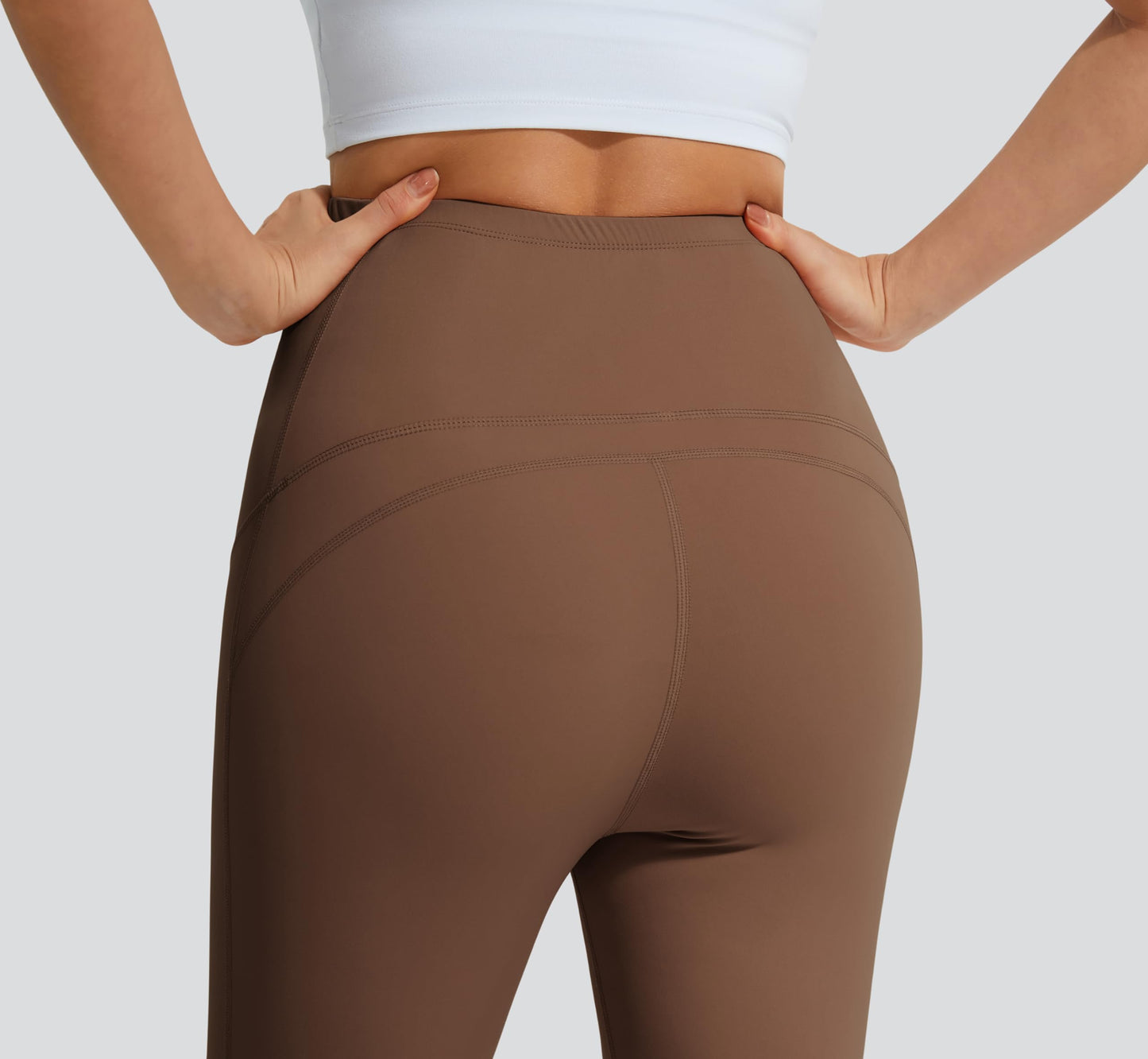 JOYSPELS Smooth Feeling Maternity Leggings Over The Belly with Pockets Workout Pregnancy Leggings