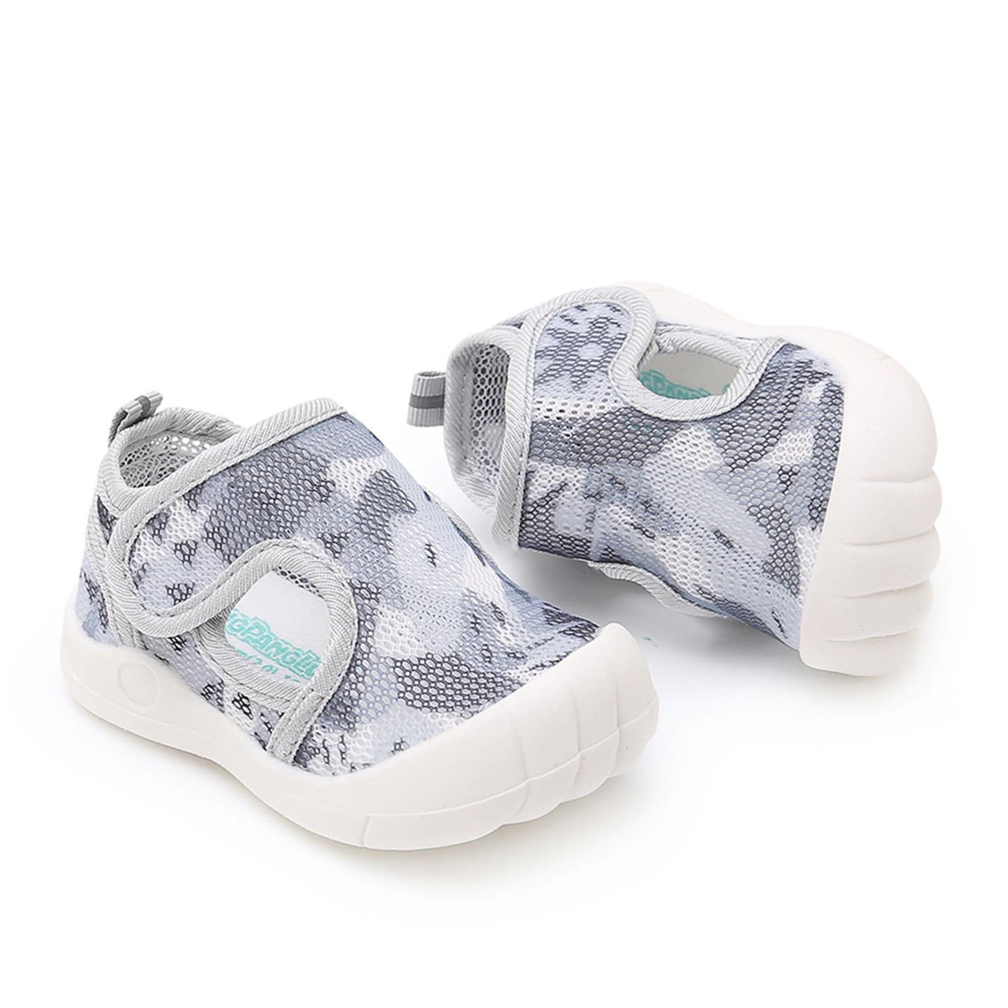 RVROVIC Boys Girls Athletic Sports Sandals Open-Toe Breathable Rubber Sole Beach Water Shoes for Toddler