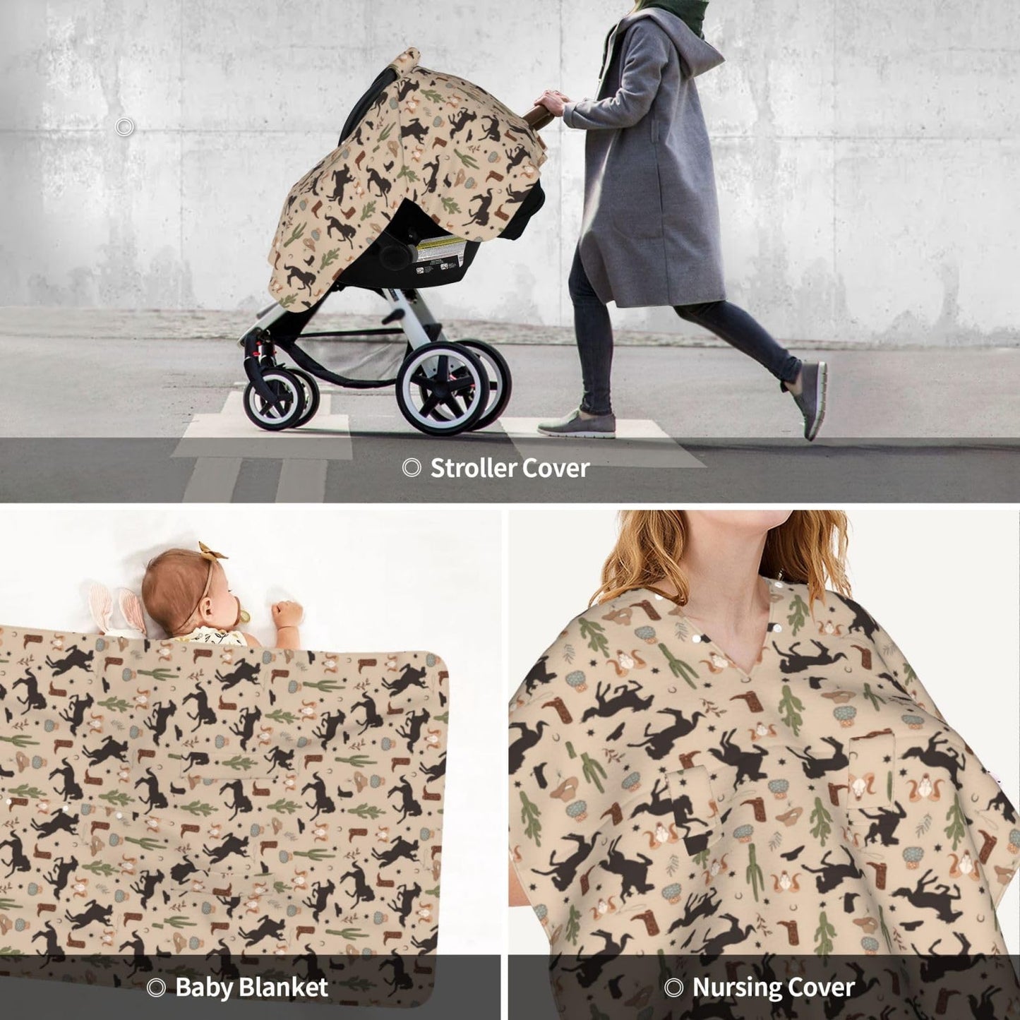 Butterfly Car Seat Cover for Baby in Winter Summer, Nursing Cover for Mom Butterfly Baby Stuff for Baby Girl Boy