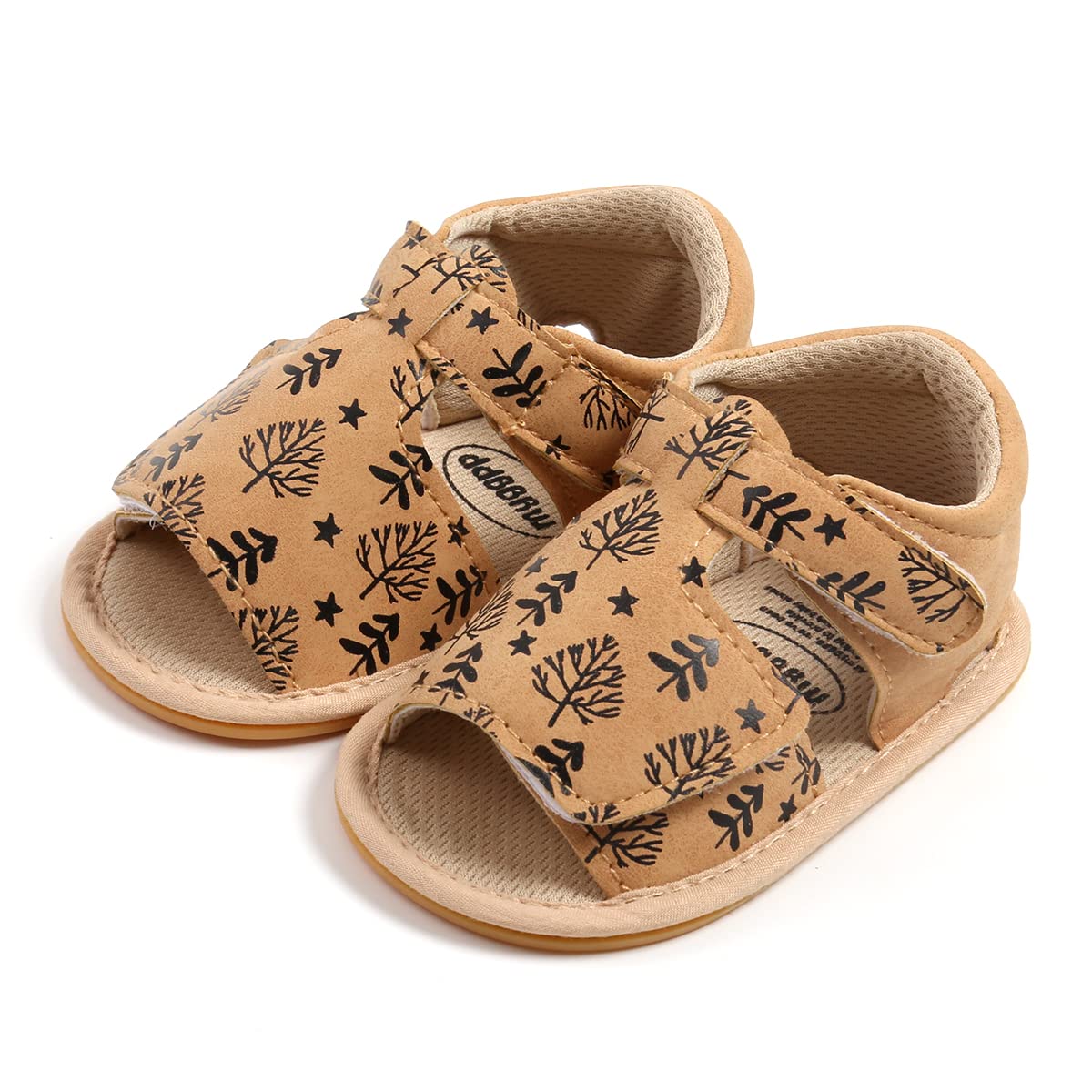 GAISUMMI Baby Girls Sandals Summer Bowknot Infant Crib Shoes Toddler Pu Leather Soft Rubber Sole First Walkers