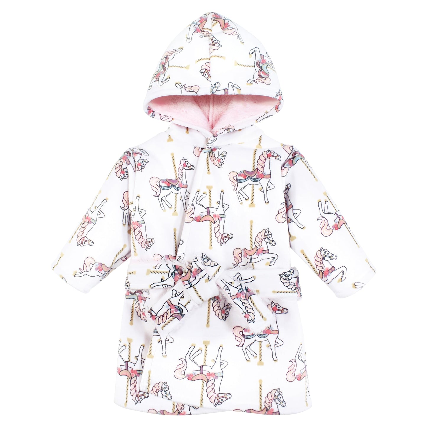 Hudson Baby Unisex Baby Mink with Faux Fur Lining Pool and Beach Robe Cover-ups