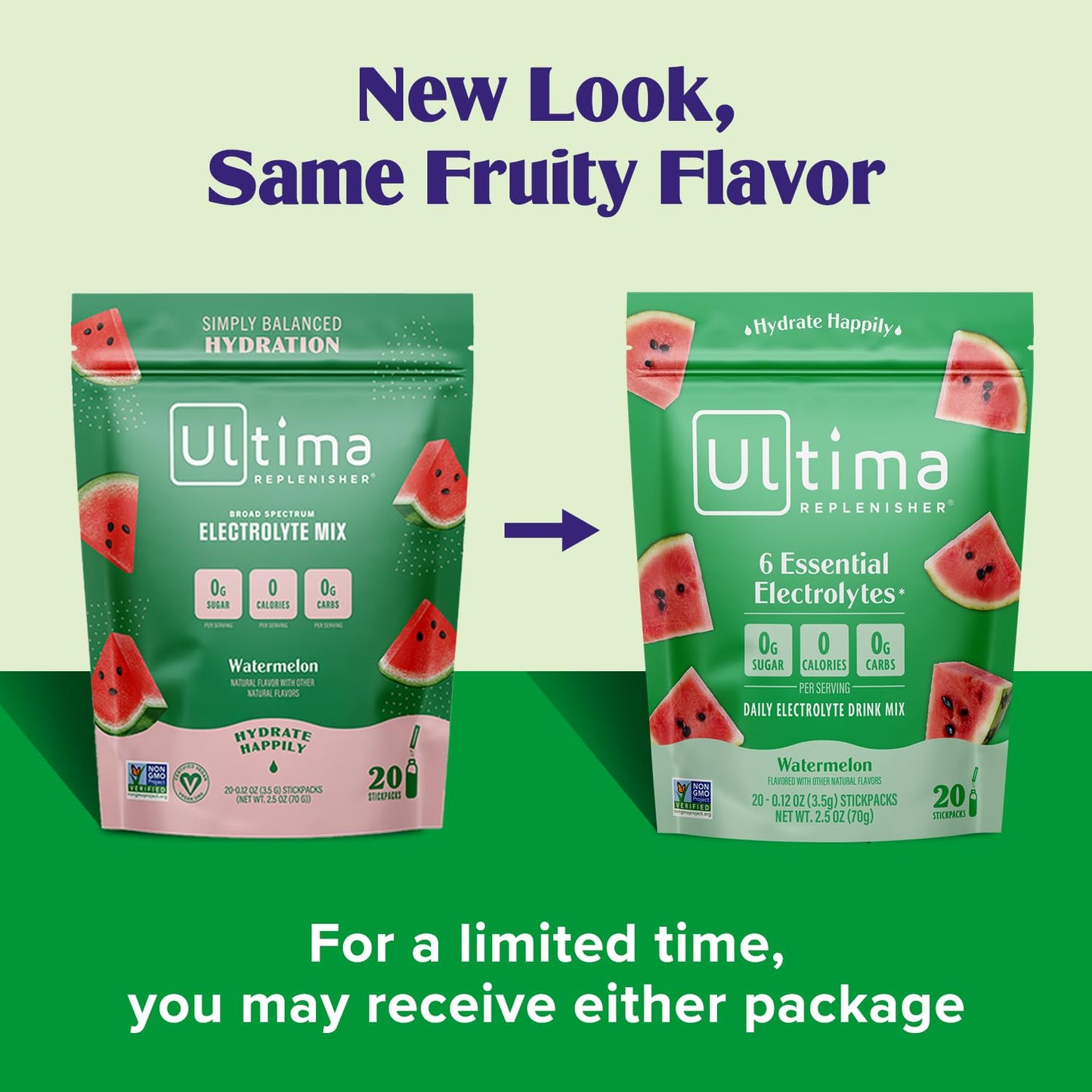 Ultima Replenisher Daily Electrolyte Powder Drink Mix – Tropical Variety, 20 Stickpacks – Hydration Packets with 6 Electrolytes and Minerals – Keto Friendly, Non-GMO and Sugar-Free