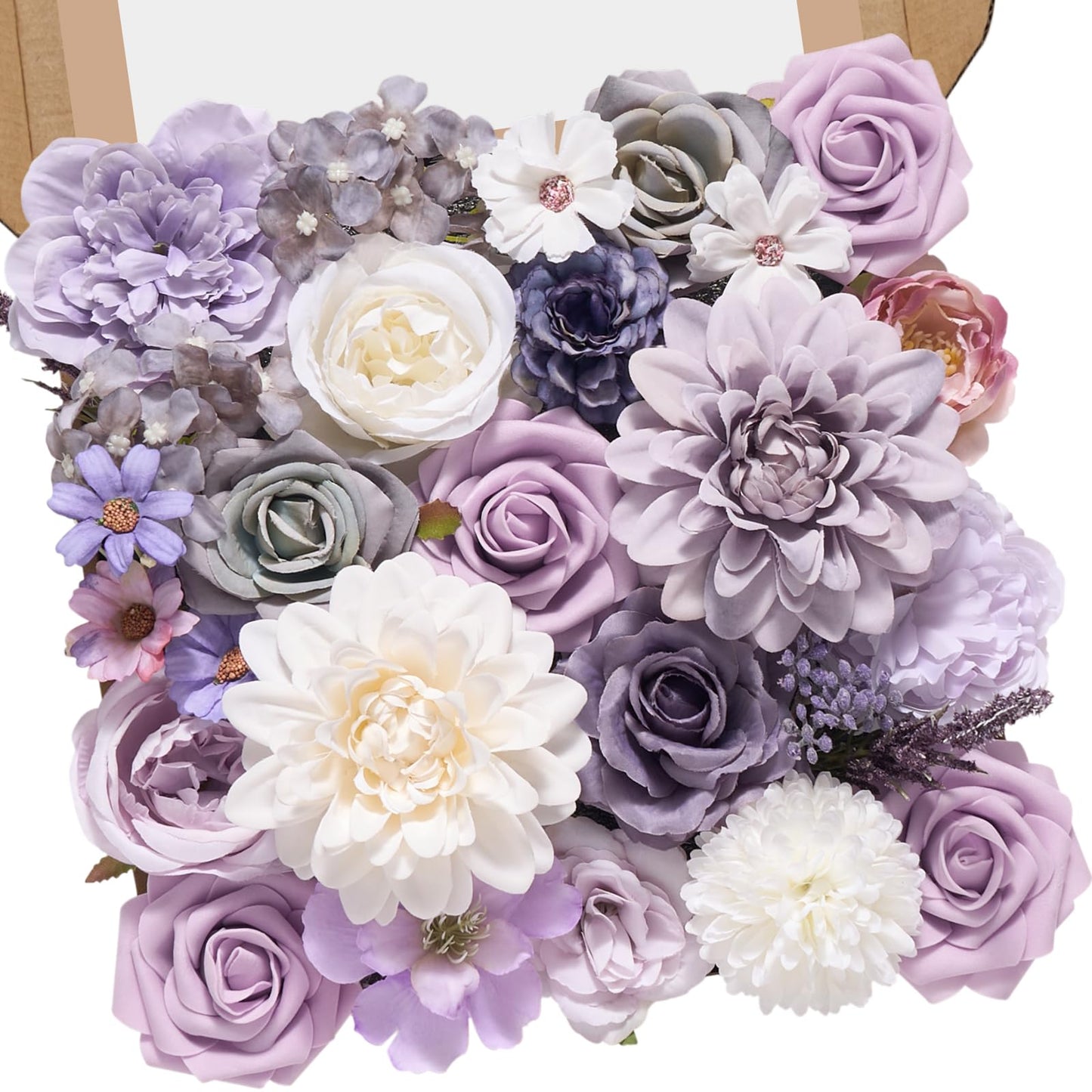 Serwalin Pink Artificial Flowers, Silk Fake Flowers for DIY Wedding Bridal Bouquets, Wedding Cake Flowers for Table Centerpieces Baby Shower Birthday Party Home Decorations