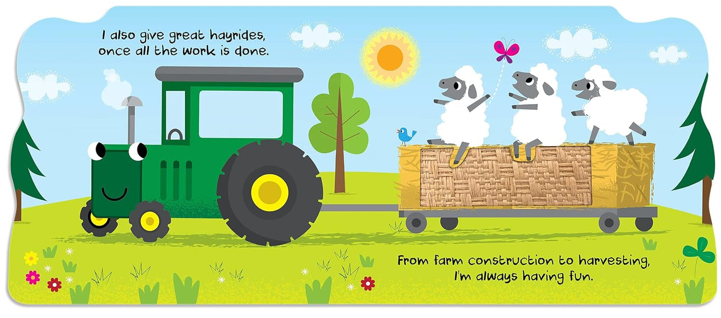 Busy Tractor - Touch and Feel Board Book - Sensory Board Book