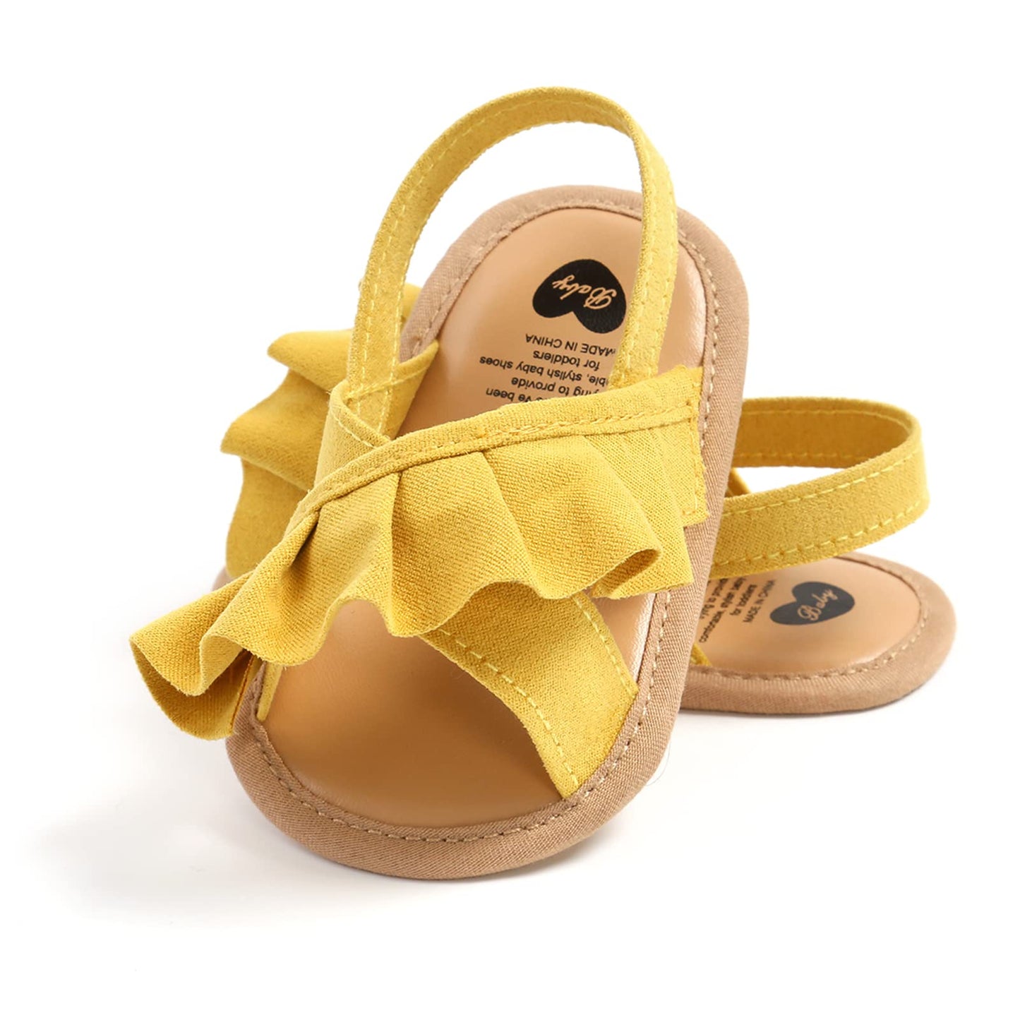 myppgg Baby Boys Girls Summer Sandals Non-Slip Soft Sole Infant Slippers Cotton Crib Shoes for Toddler First Walkers