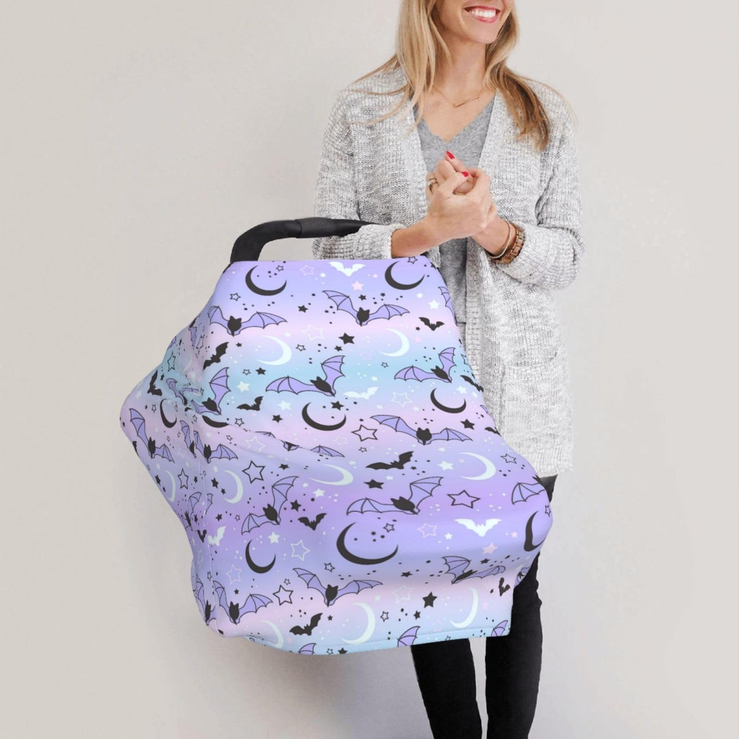 Cute Butterfly Baby Stuff Car Seat Covers Baby Multi-Use Car Seat Canopy Carrier Cover, Breathable Breastfeeding Cover Boys & Girls