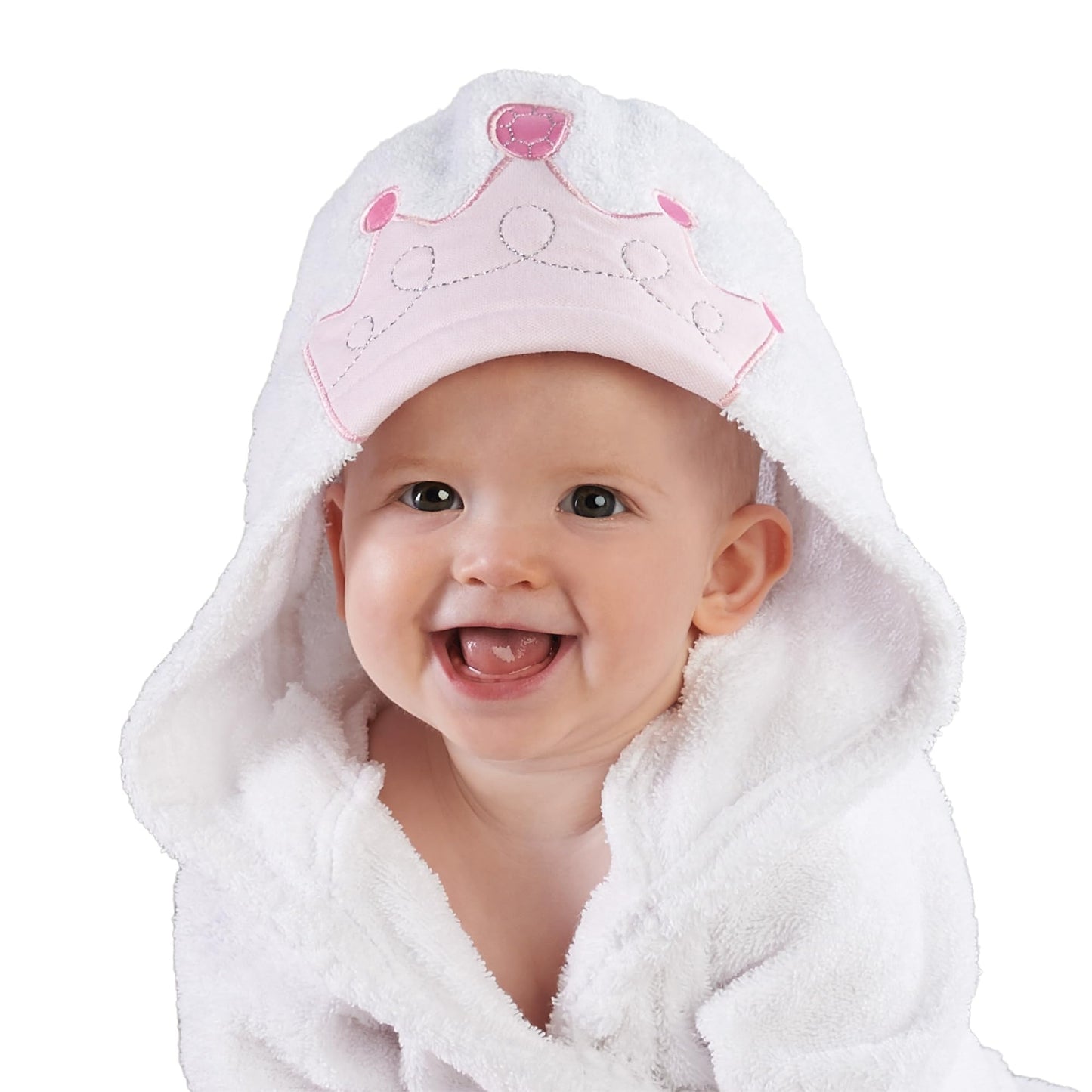 Baby Aspen "Utterly Adorable Cow Hooded Towel/Baby Robe, 0-9 Months