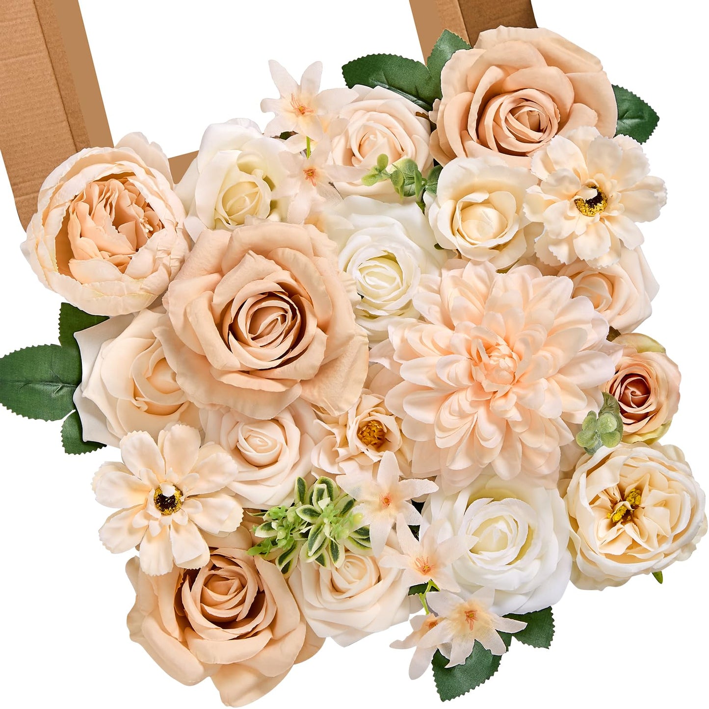 Serwalin Pink Artificial Flowers, Silk Fake Flowers for DIY Wedding Bridal Bouquets, Wedding Cake Flowers for Table Centerpieces Baby Shower Birthday Party Home Decorations