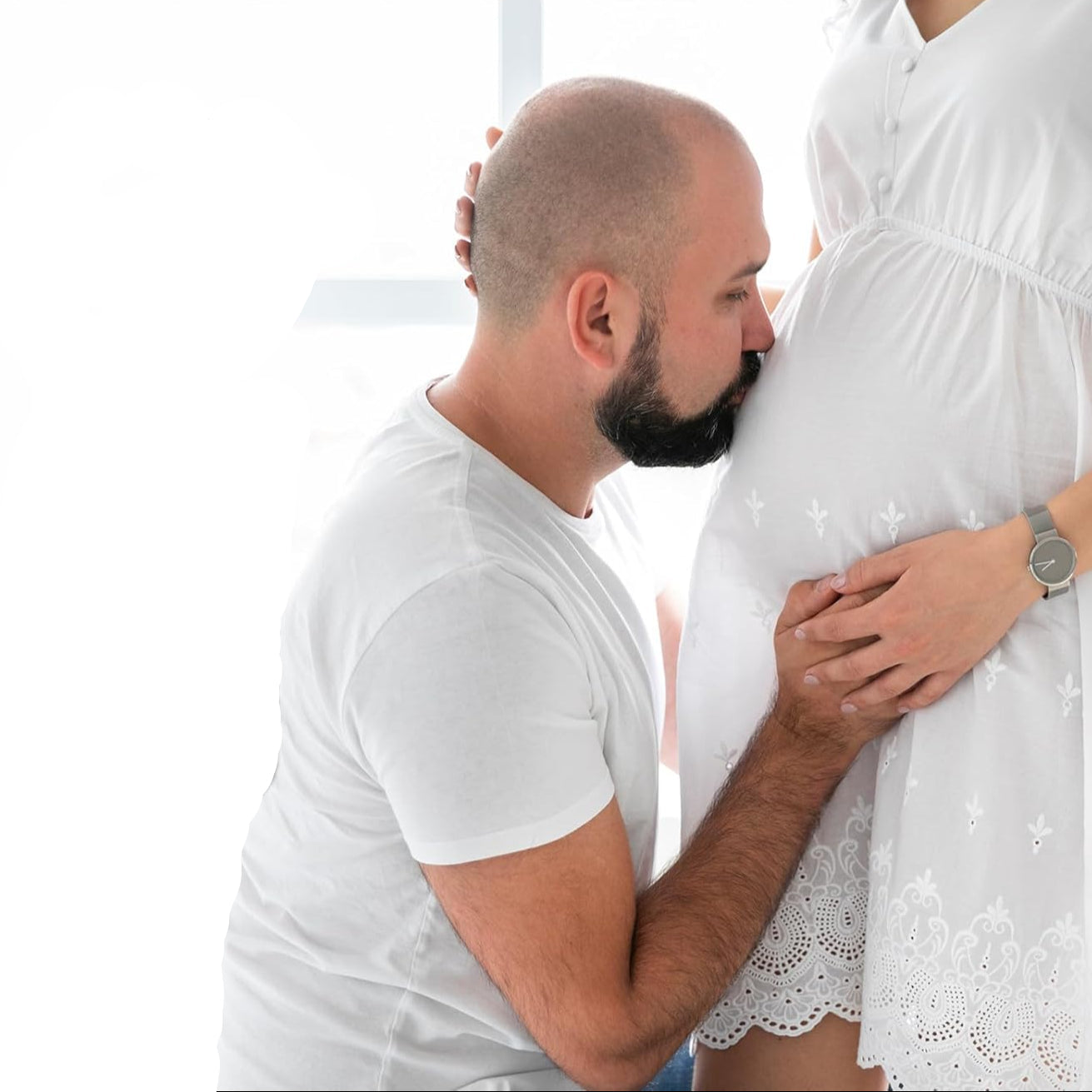 Funny New Dad Gift Set – 8-Piece First-Time Dad Kit for Baby Shower & Gender Reveal – Includes Socks, Decision Coin, Keychain, Guide Card, Wristband & More – Unique Gift for Expecting Fathers!