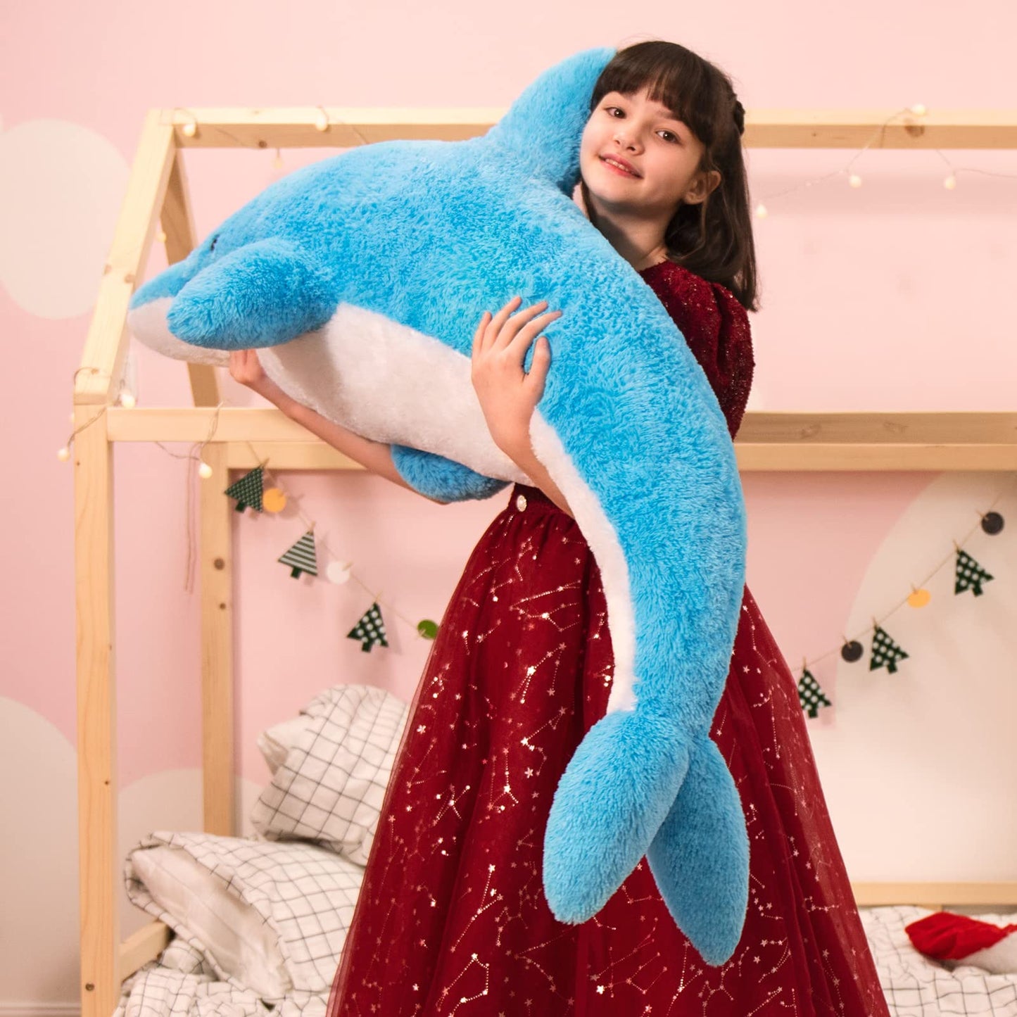 MorisMos Giant Alligator Stuffed Animal, 67inch Soft Large Alligator Plush Toy, Big Stuffed Crocodile Gifts for Kids Boys Girls