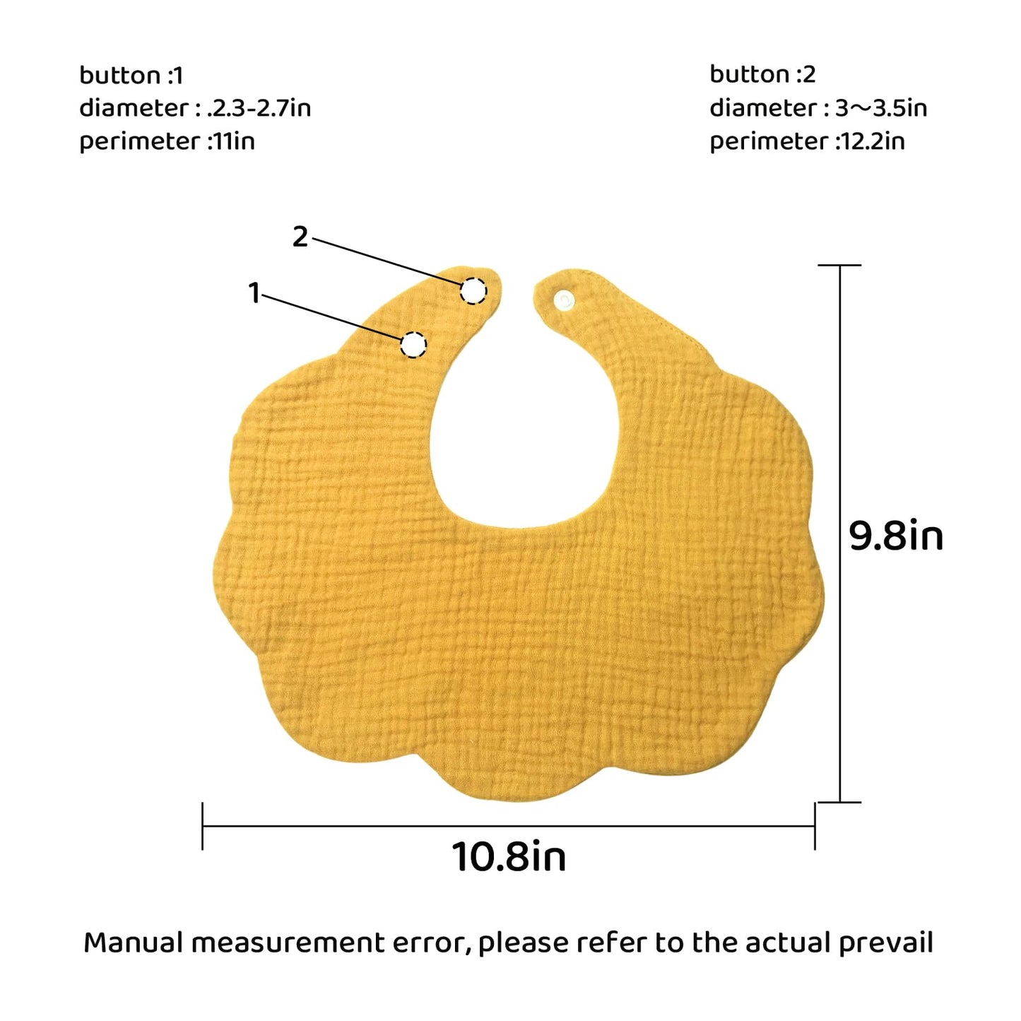 Baby Bibs Muslin Drool Teething Drooling Bibs for Baby Girl Boy Muslin Cotton