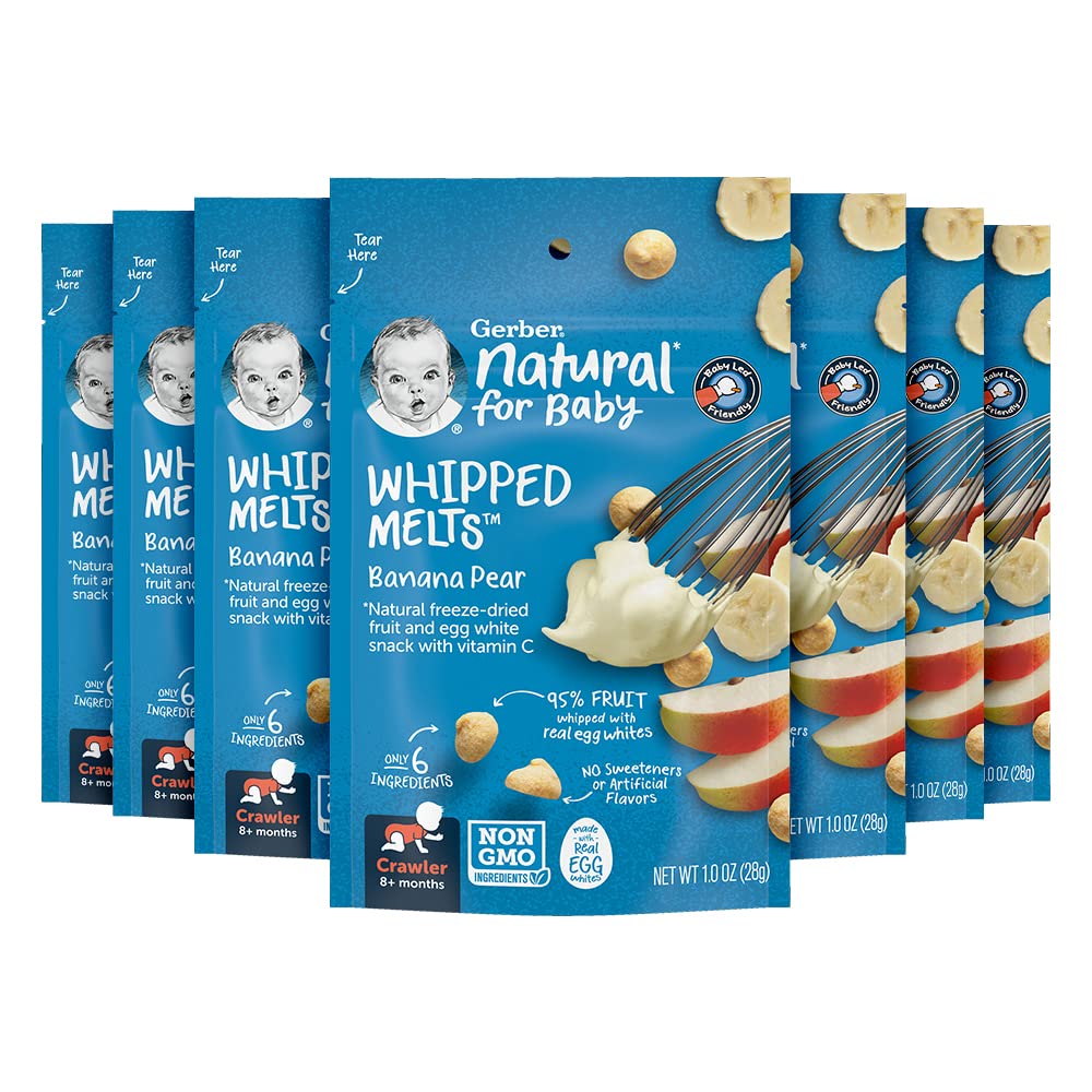 Gerber Baby Snacks Yogurt Melts, Strawberry, 1 Ounce (Pack of 7)