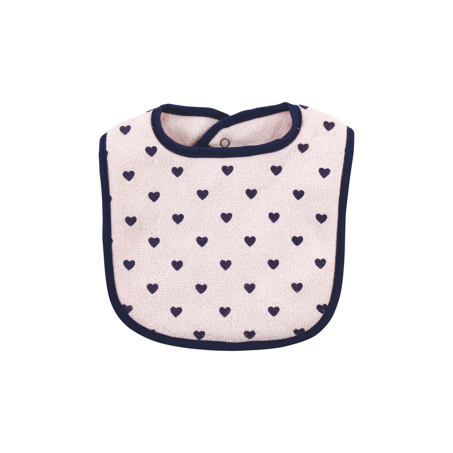 Hudson Baby Unisex Baby Cotton Terry Bib and Burp Cloth Set, Dinner Date, One Size
