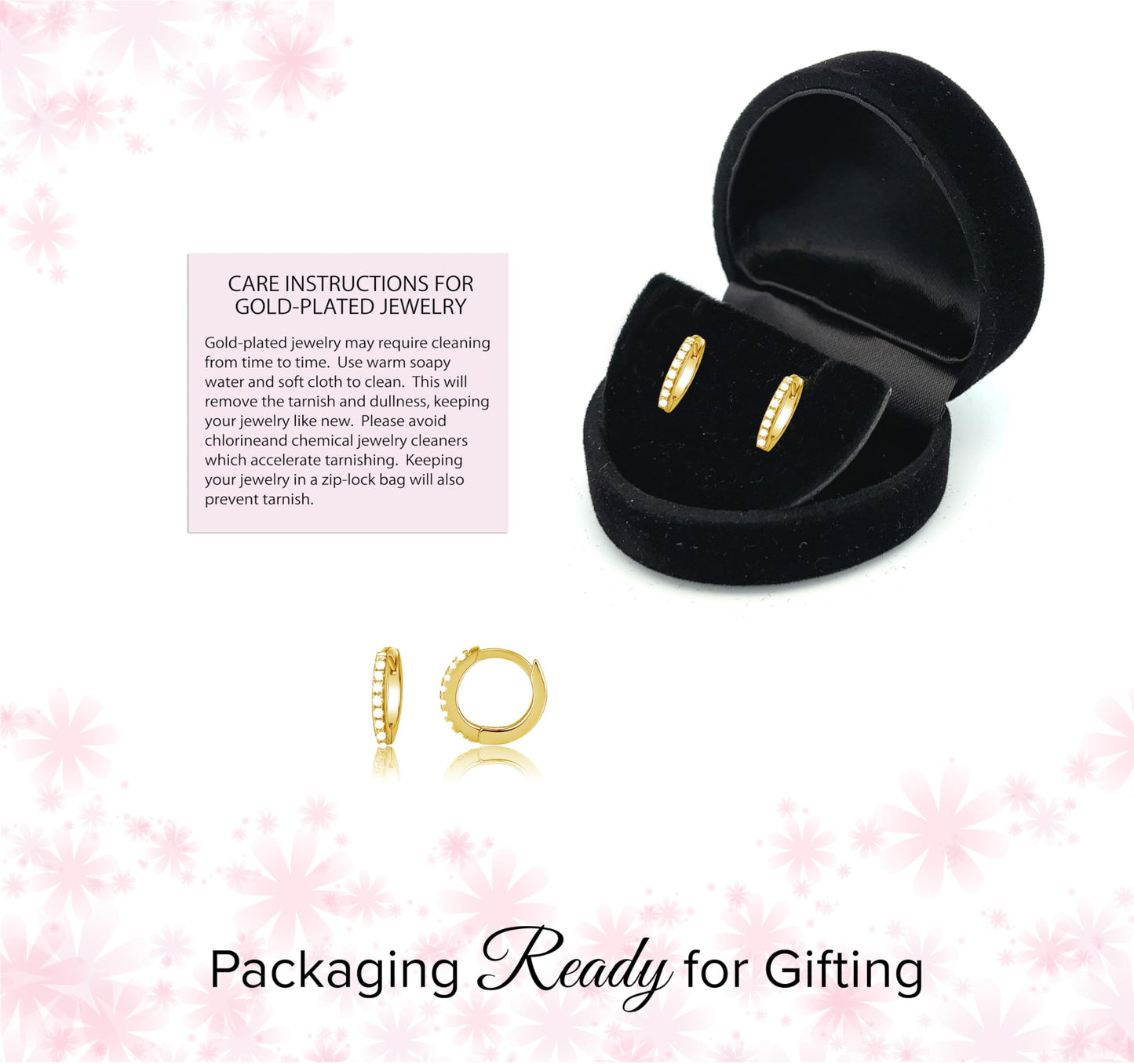 Cherished Moments Sterling Silver and 14K Gold Plated 10mm Hoop Earrings