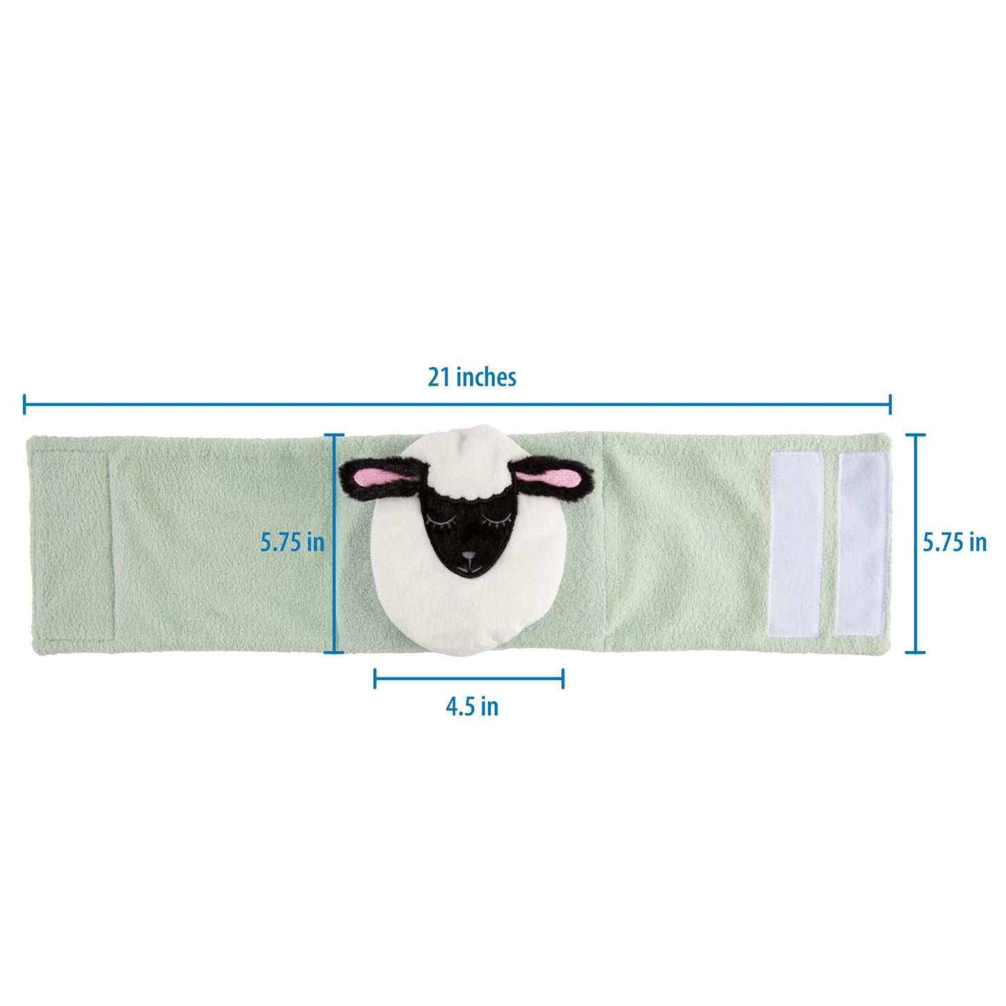 Dr. Brown's Infant Gripebelt Heated Belly Band, Soothe Baby's Tummy with Gentle Warmth and Compression, Hedgehog, 0m+