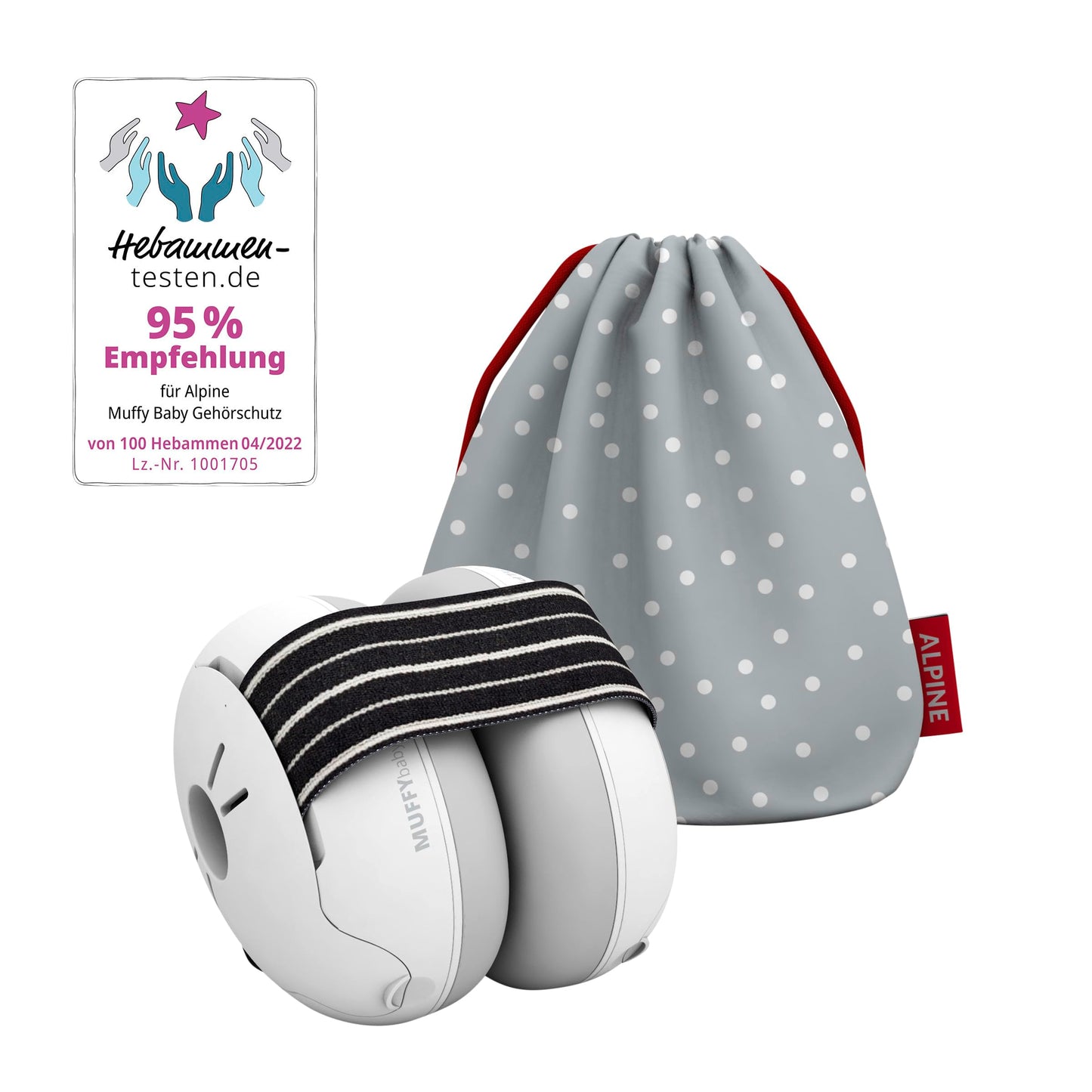 Alpine Muffy Baby Ear Protection for Babies and Toddlers up to 36 Months - CE & ANSI Certified - Noise Reduction Earmuffs - Comfortable Baby Headphones Against Hearing Damage & Improves Sleep - Green