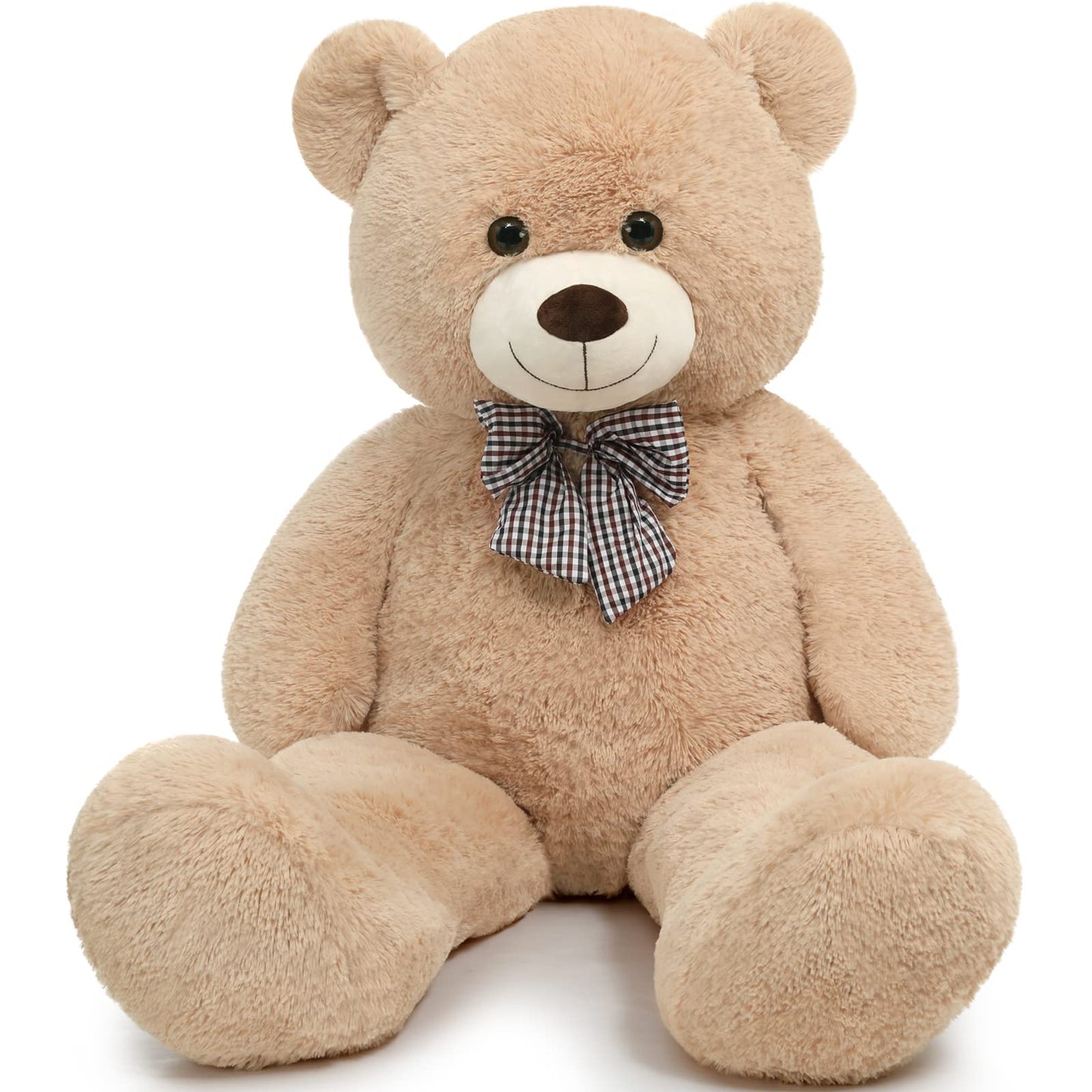51 inch Big Teddy Bear Cute Giant Stuffed Animals Soft Plush Toy for Girlfriend Kids for Birthday Christmas Valentine's Day