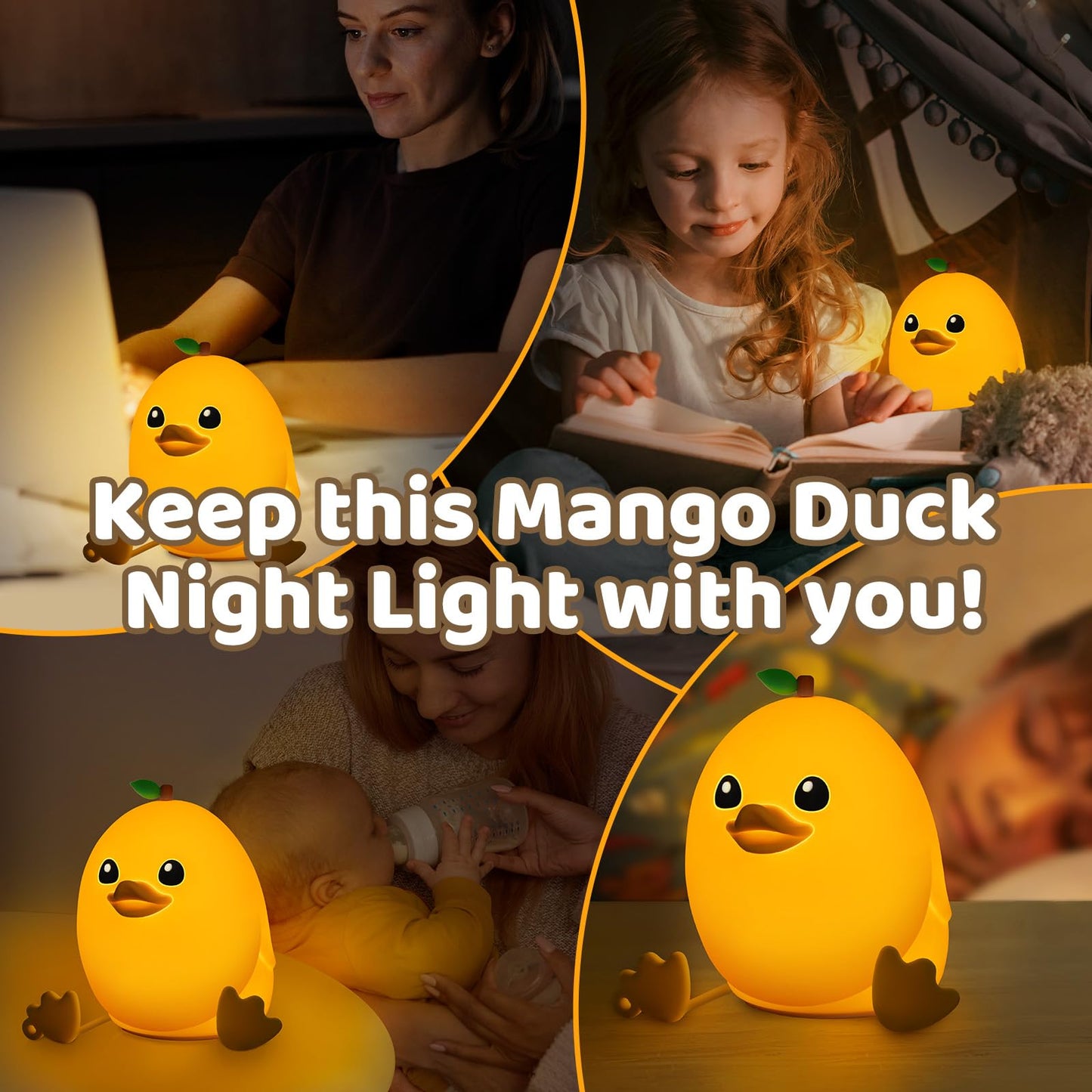 Huggwaii Squishy Axolotl Night Light for Kids – Dimmable Silicone Axolotl Lamp, 2025 Upgraded Baby Night Light, Rechargeable, 20H Battery Life, Sleep Aid Gift for Toddlers, Girls&Room Decor