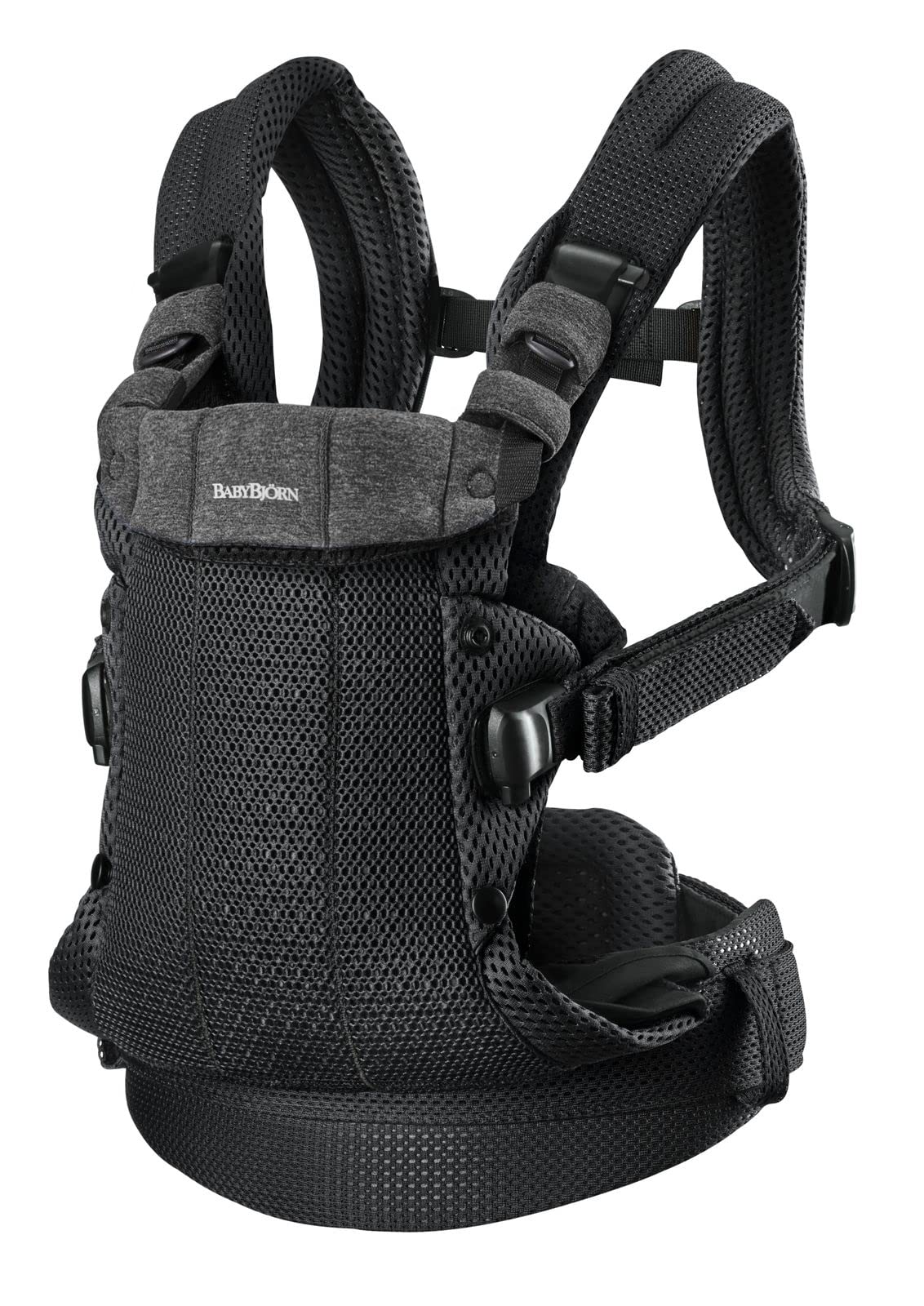 BabyBjörn Baby Carrier Harmony, Cream, 3D Mesh, 3-in-1 Ergonomic Baby Carrier; Newborn, Facing-in, Outward-Facing, and Back Carrying Positions Supported (7-40 lbs), Newborn to Toddler