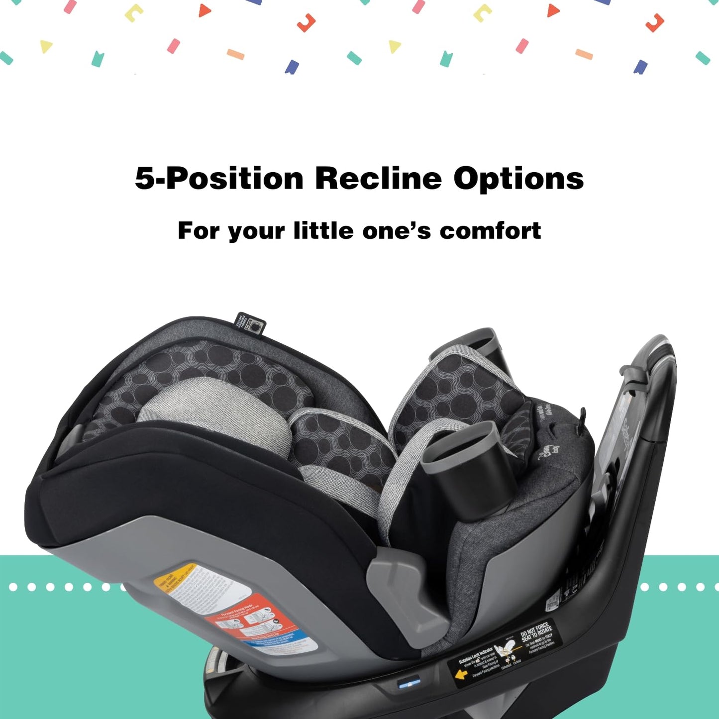 Disney Baby Turn and Go 360 Rotating All-in-One Convertible Car Seat, Vintage Mickey Mouse