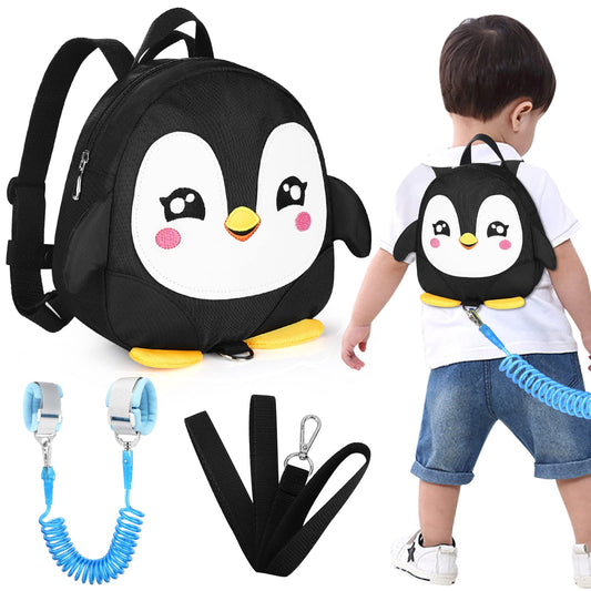 Accmor Toddler Harness Backpack Leash, Cute Dinosaur Backpacks with Anti Lost Wrist Link, Cute Mini Child Backpack Wristband Tether Strap and Protection Leashes for Boys Girls Aged 1-3 Years