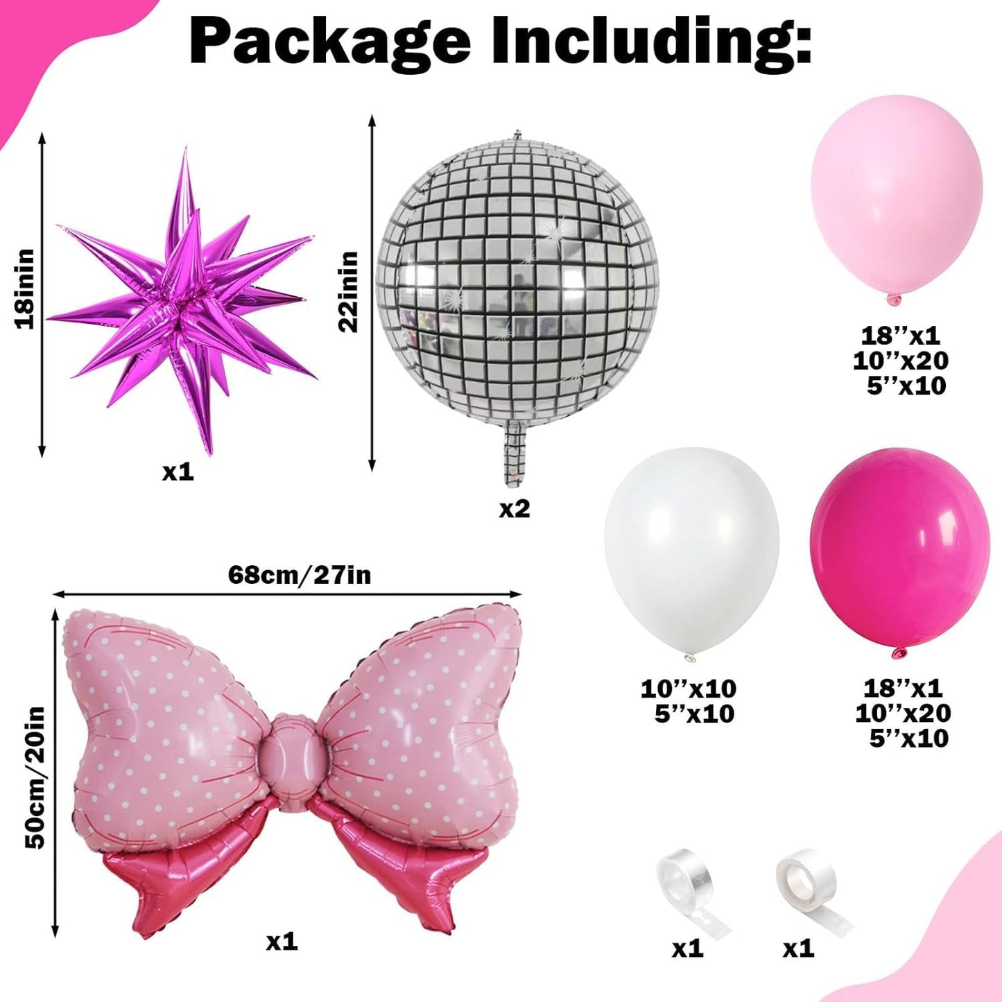 Dusty Pink Balloon Garland Double Stuffed Blush Pink Balloons Baby Pink Latex Balloon Arch Kit Dusty Rose Pastel Pink Party Balloons for Girl Boho Wedding Baby Bridal Shower Birthday Party Decorations