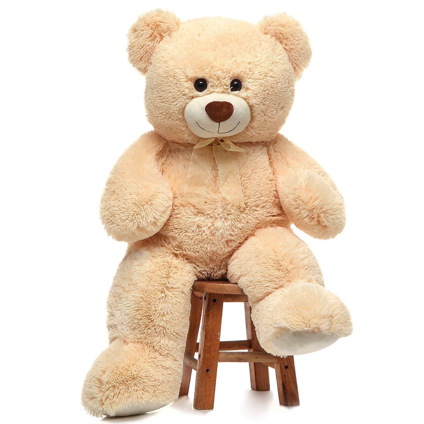 51 inch Big Teddy Bear Cute Giant Stuffed Animals Soft Plush Toy for Girlfriend Kids for Birthday Christmas Valentine's Day