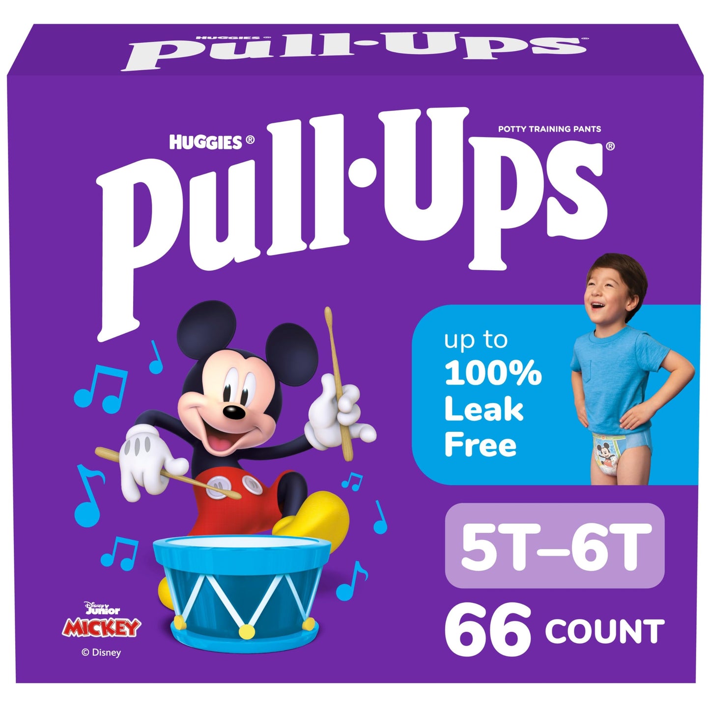 Pull-Ups Boys' Potty Training Pants, 3T-4T (32-40 lbs), 112 Count (4 Packs of 28)