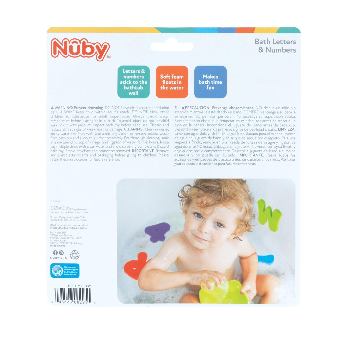 Nuby Watering Can Bath Toy for Baby - 18+ Months - Interactive and Fun Baby Bath Essentials