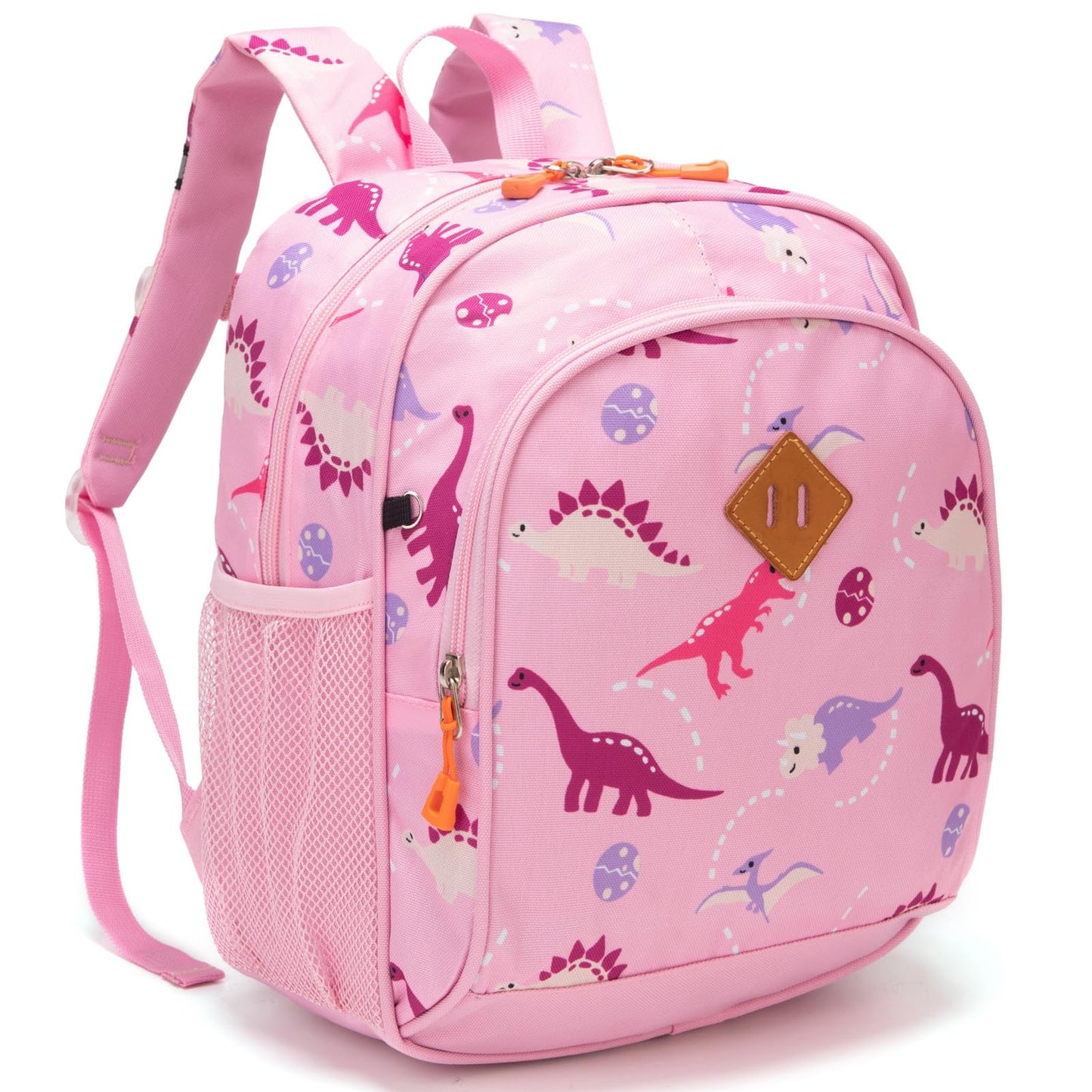 Toddler Backpack for Boys, 12 Inch Kids Dinosaur Backpack for Preschool or Kindergarten, Black