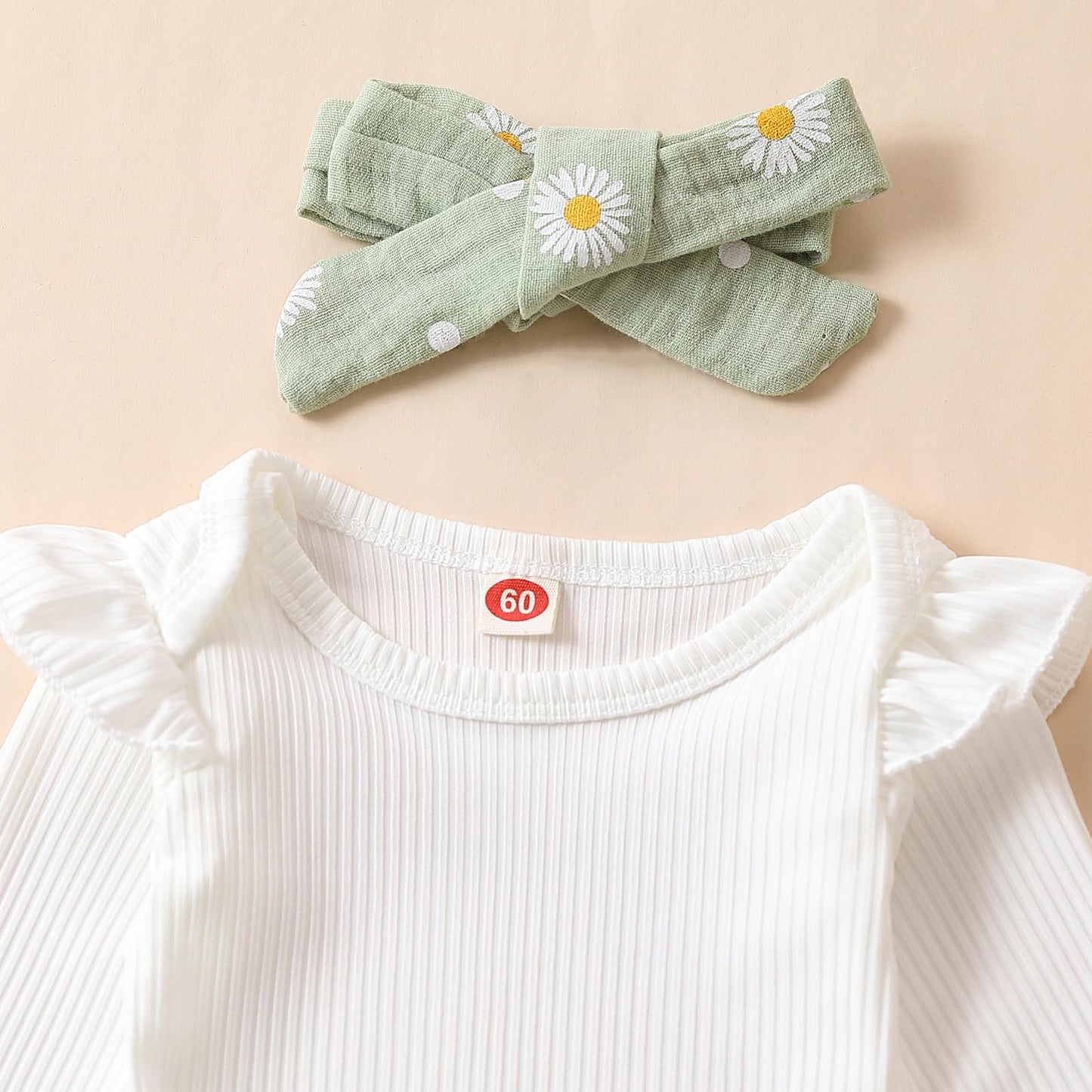 Mubineo Baby Girl Clothes Outfits Cute Flower Romper Daisy Pant Fall Winter Newborn Outfit Sets