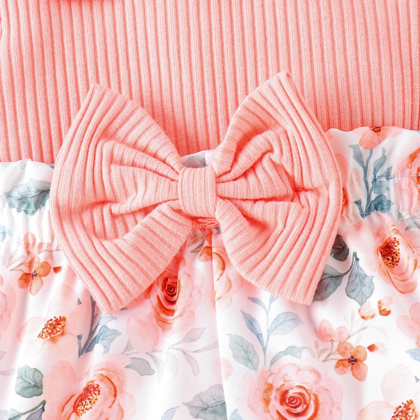 Newborn Baby Girl Clothes Outfits Ruffle Romper and Short Pant Sets with Headband Infant Bodysuits