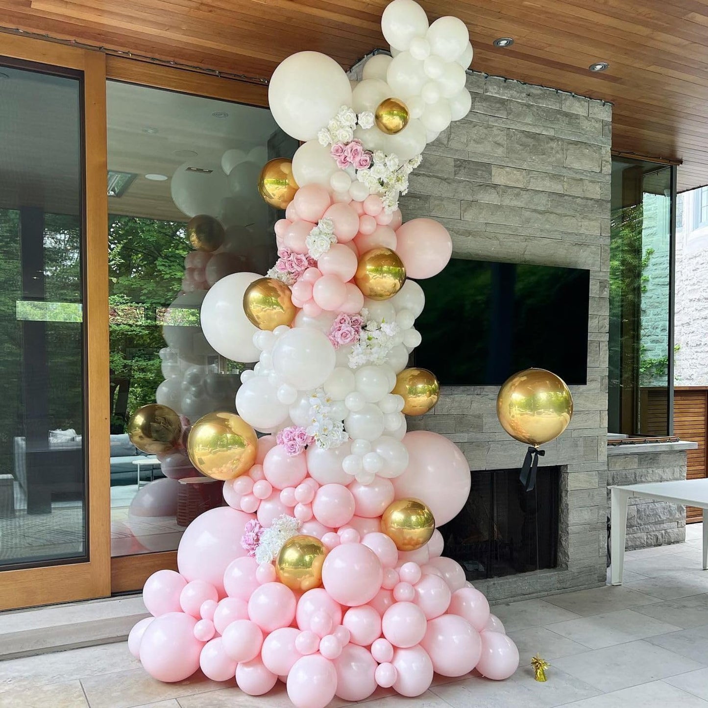 Beige Balloons, 60 PCS 12 Inch Cream Nude Sand White Clear Latex Birthday Balloons for Birthday Baby Shower Wedding Party Decorations