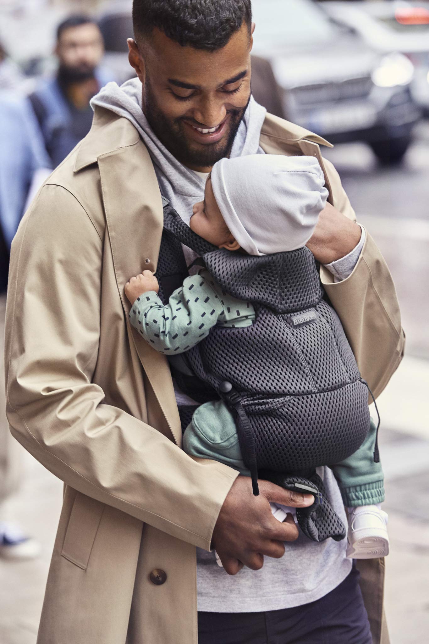 BabyBjörn Baby Carrier Free, 3D Mesh, Dusty Pink