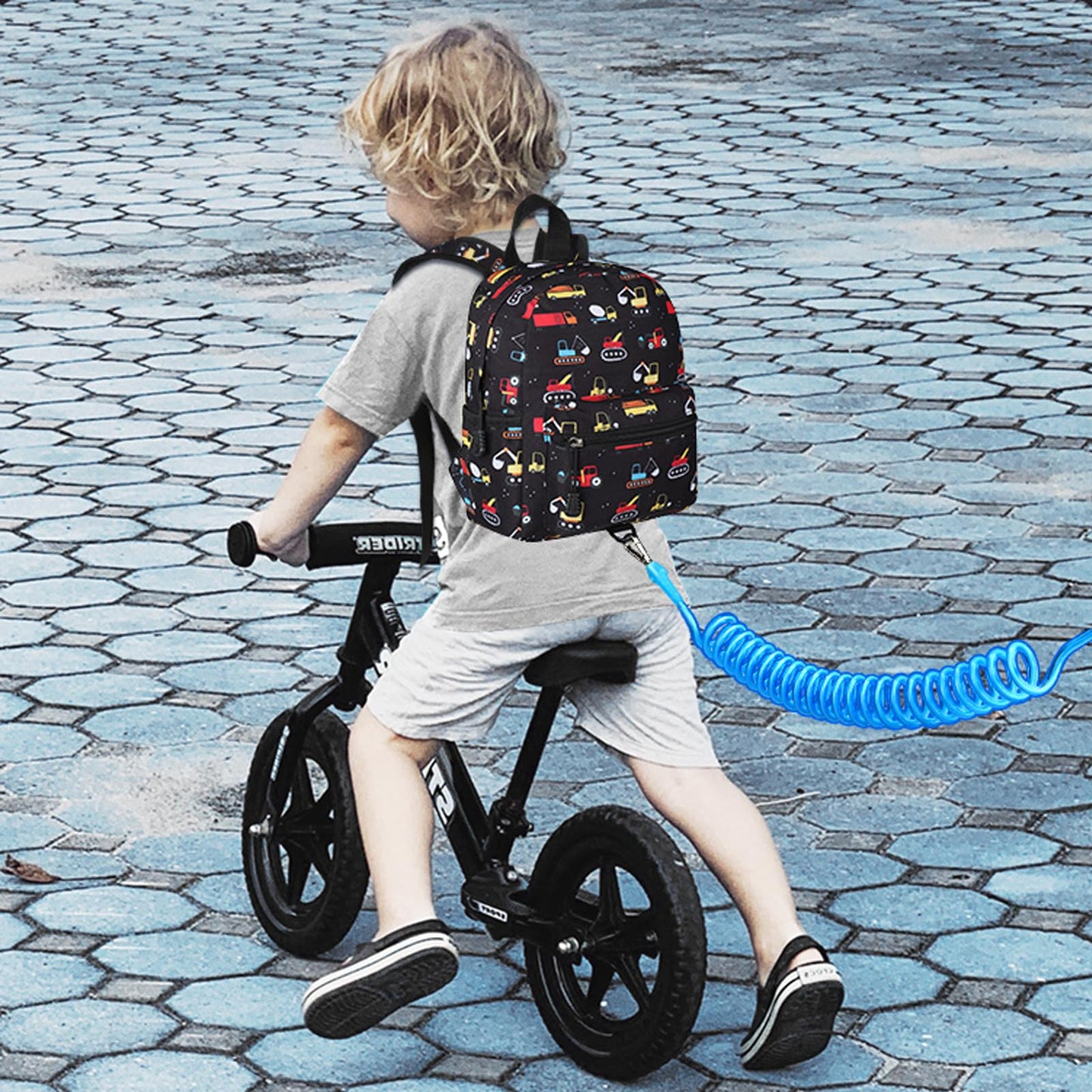 Accmor Toddler Backpack Leash, Cute Unicorn Baby Backpacks with Anti Lost Wrist Link, Mini Kids Backpack Leash Walking Harness for Outdoor Travel, Adorable Backpack Tether for Boys Girls 1-3 (Purple)
