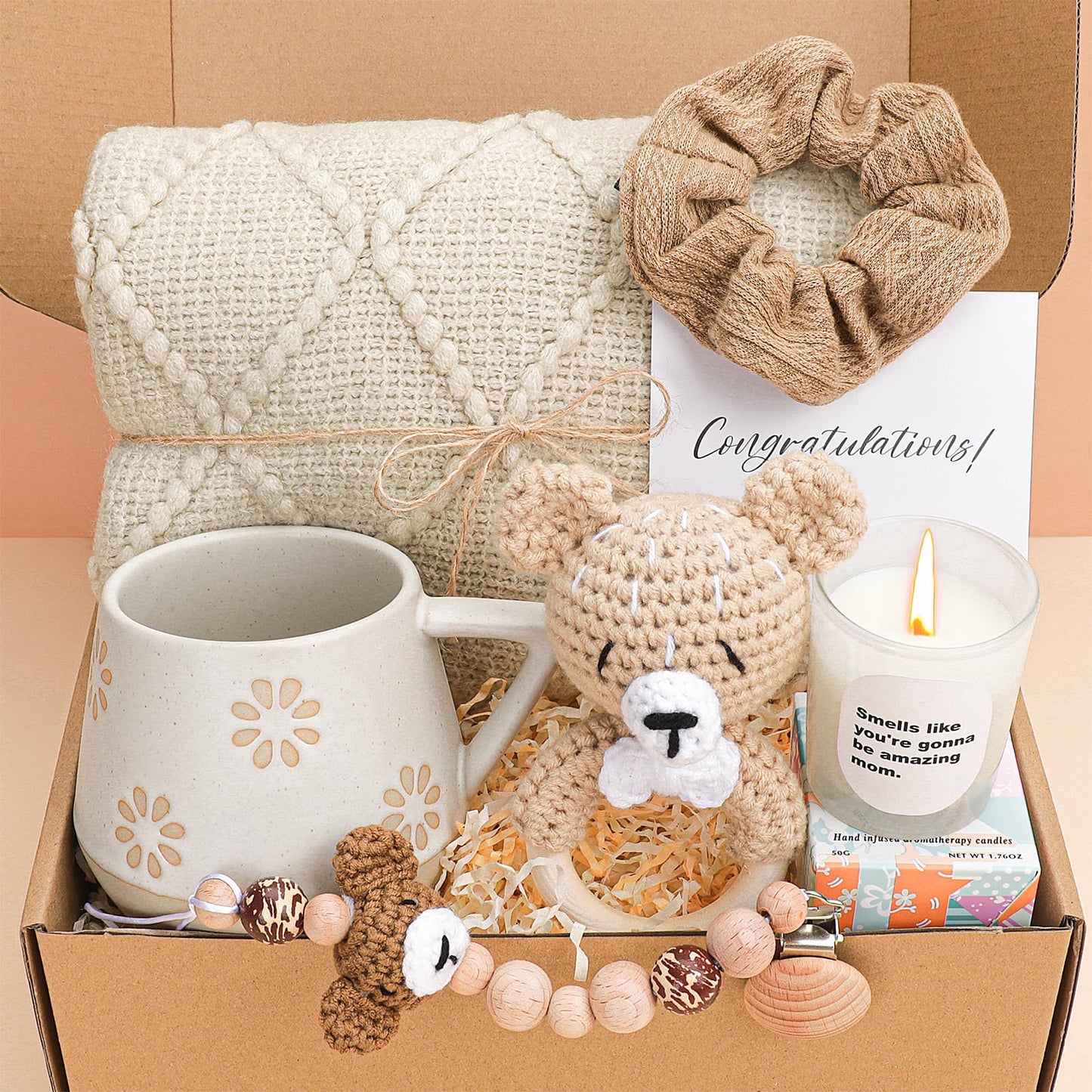 New Mom Gifts,Gifts for New Mom,New Mom Gifts for Women,Baby Shower Gifts,Baby Boy Gifts,Pregnancy Gifts,Postpartum Gifts for Mom,New Mom Gift Basket After Birth,Gender Reveal Gifts