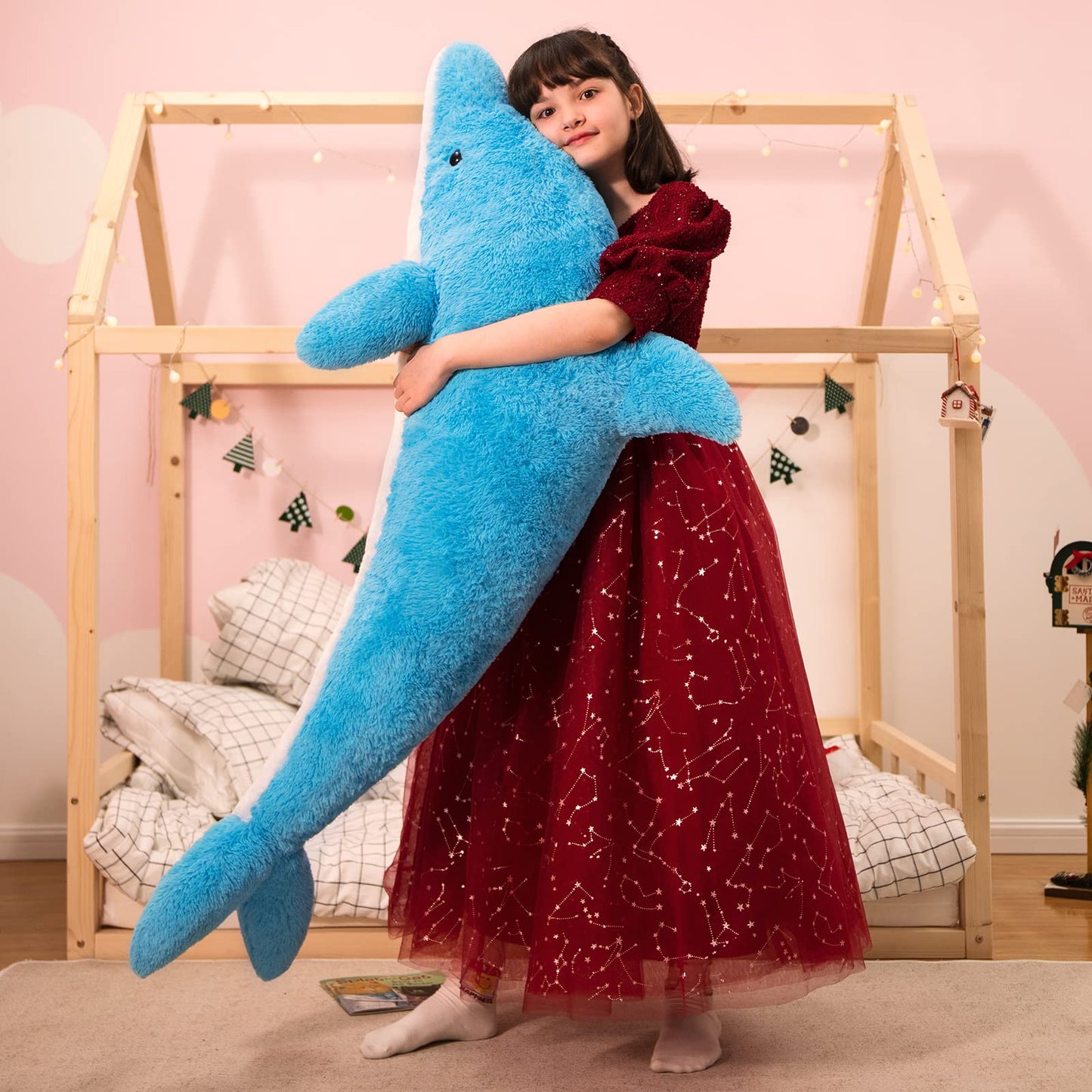 MorisMos Giant Alligator Stuffed Animal, 67inch Soft Large Alligator Plush Toy, Big Stuffed Crocodile Gifts for Kids Boys Girls