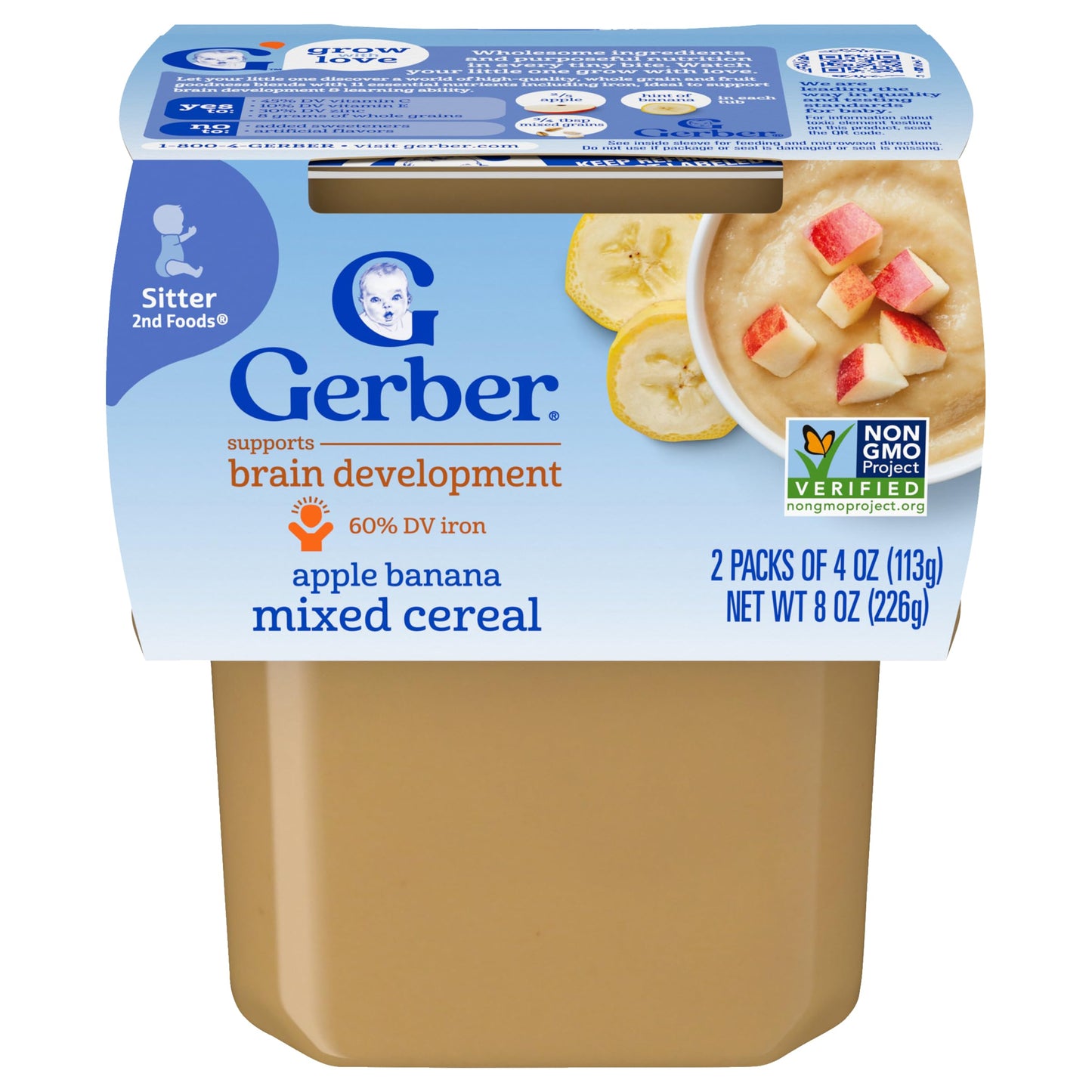 Gerber Baby Food, 2nd Foods (Apricot Mixed Fruit)