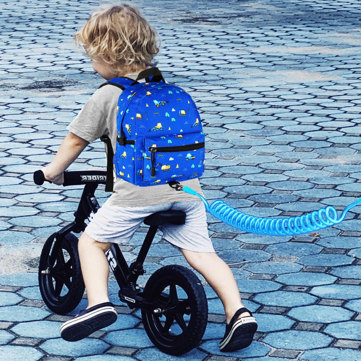 Accmor Toddler Backpack Leash, Cute Unicorn Baby Backpacks with Anti Lost Wrist Link, Mini Kids Backpack Leash Walking Harness for Outdoor Travel, Adorable Backpack Tether for Boys Girls 1-3 (Purple)