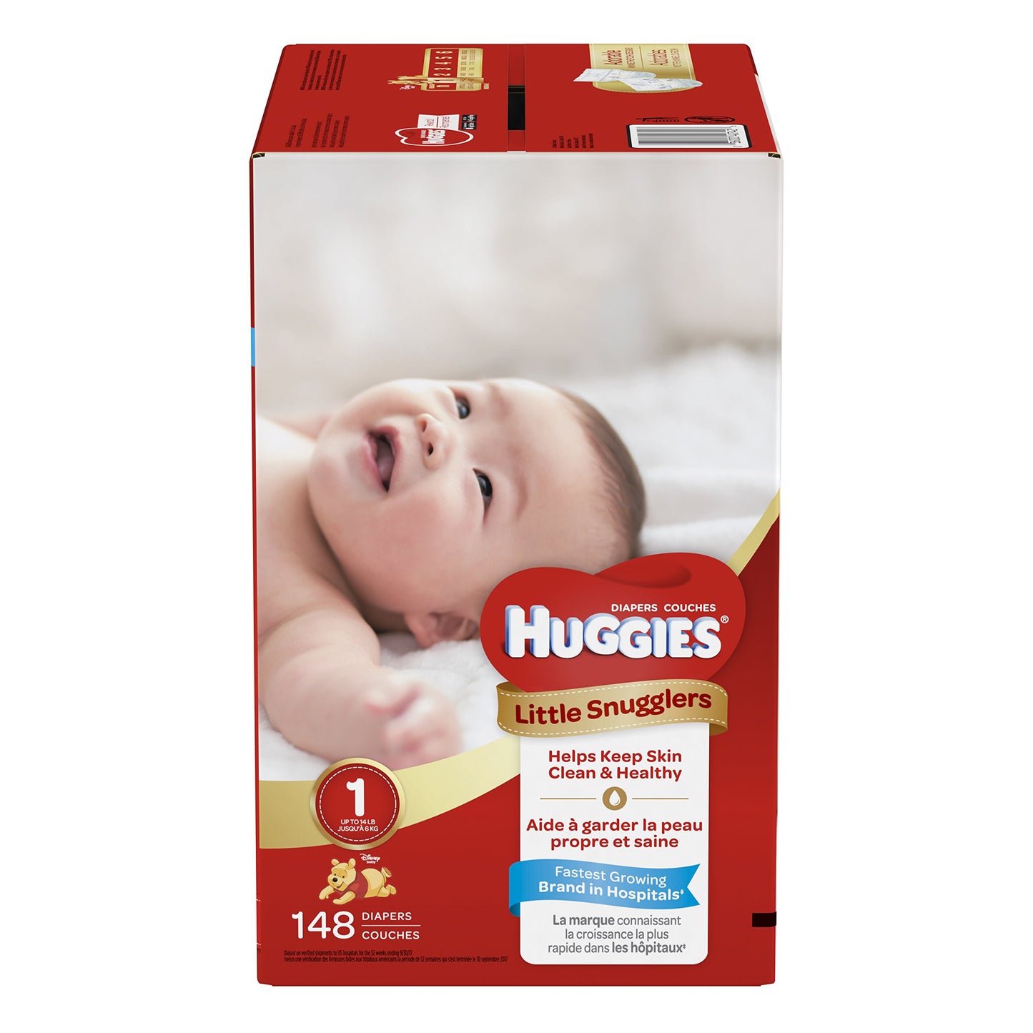 Huggies Newborn Diapers, Little Snugglers Baby Diapers, Size Newborn (up to 10 lbs), 31 Count