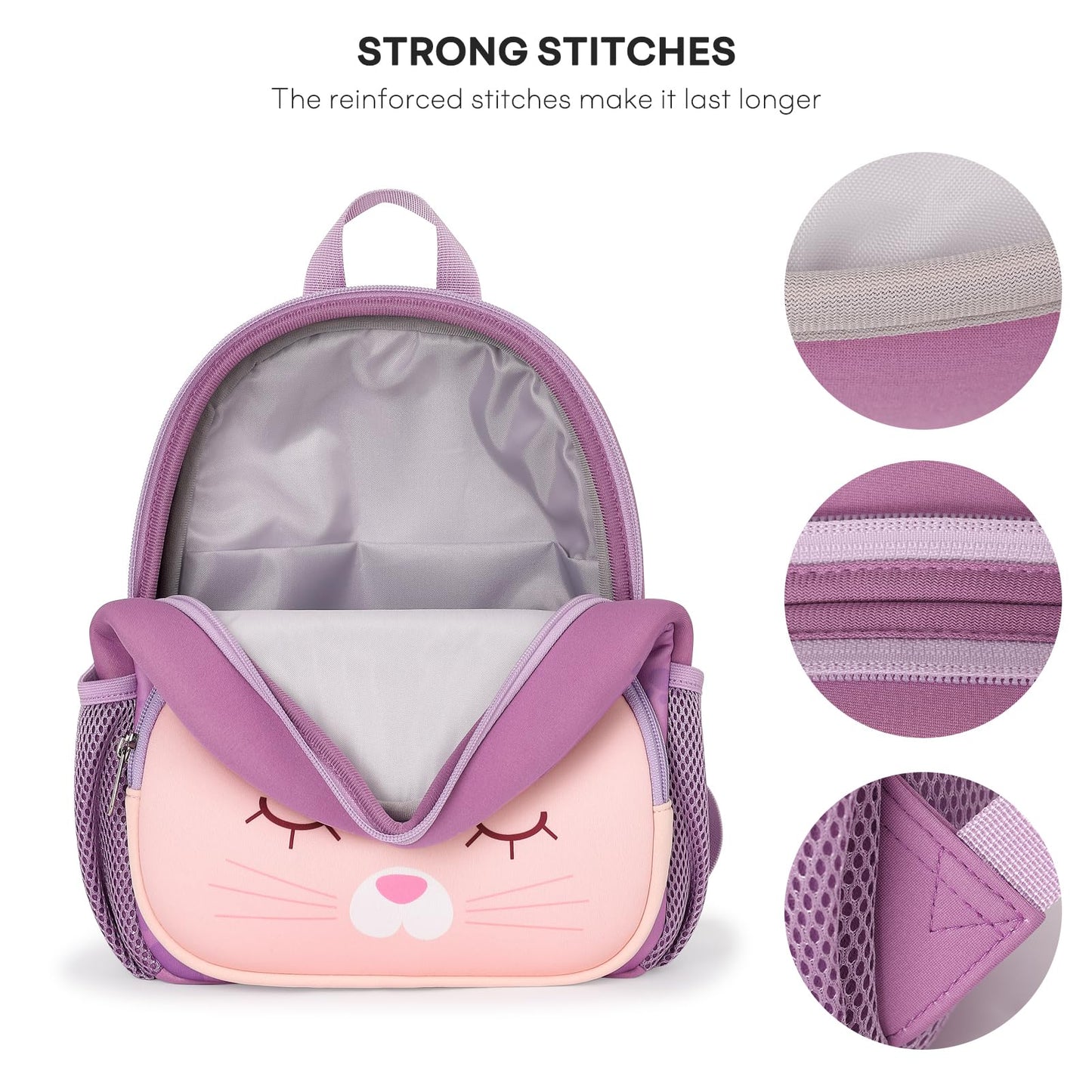 mibasies Toddler Backpacks for Girls 2-4: Baby Preschool Backpack - Kids Unicorn Backpack for Boys Girls - 12inch Mini School Bag