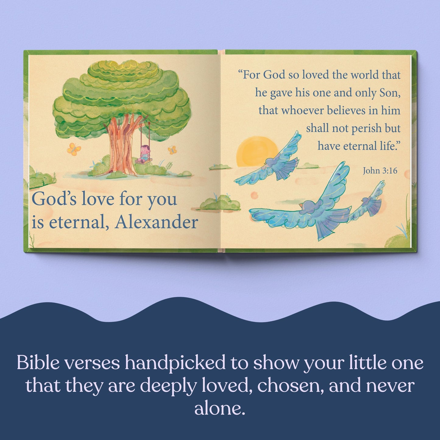 My Daily Blessings - Baptism & Christening Gift - Personalized Children's Book