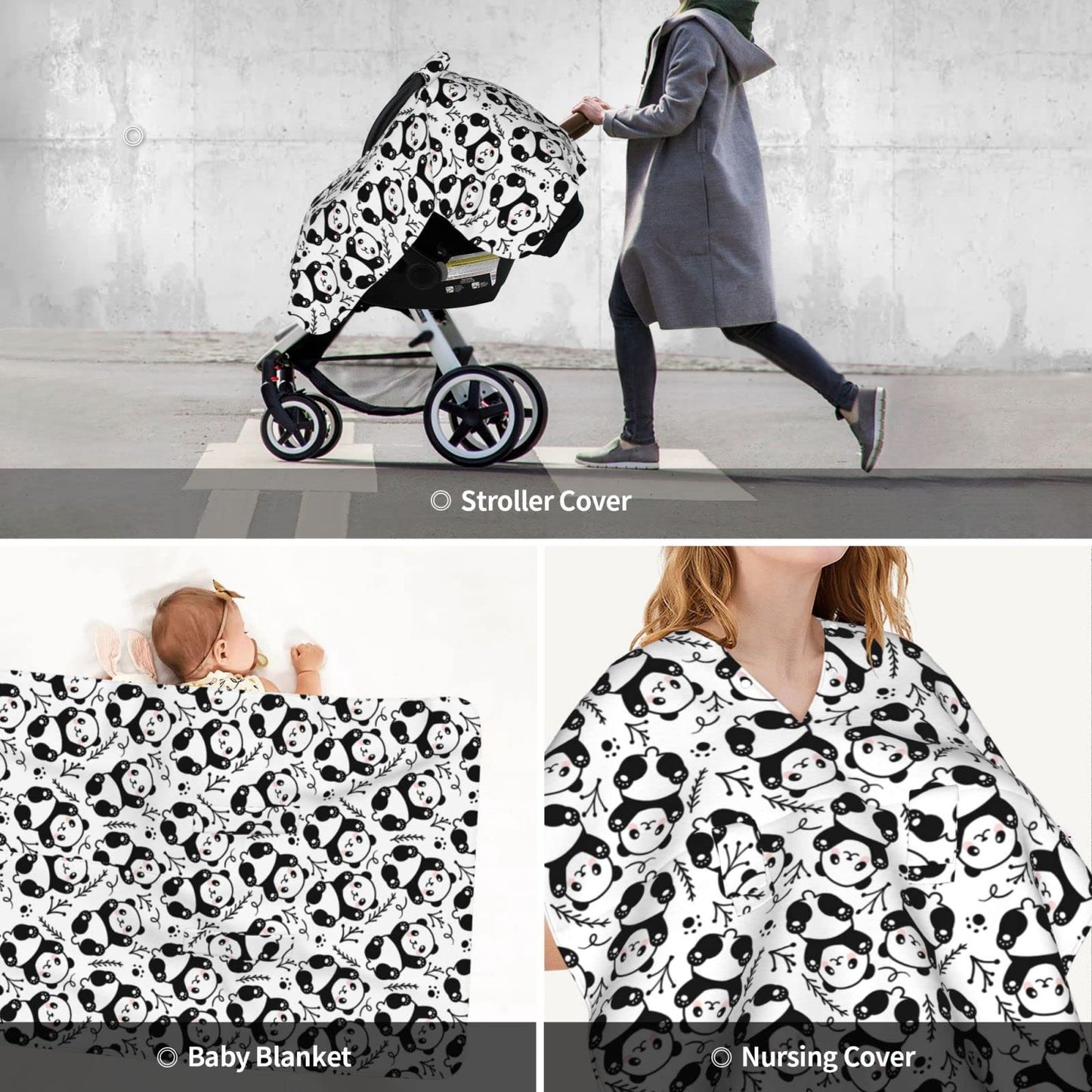 Butterfly Car Seat Cover for Baby in Winter Summer, Nursing Cover for Mom Butterfly Baby Stuff for Baby Girl Boy