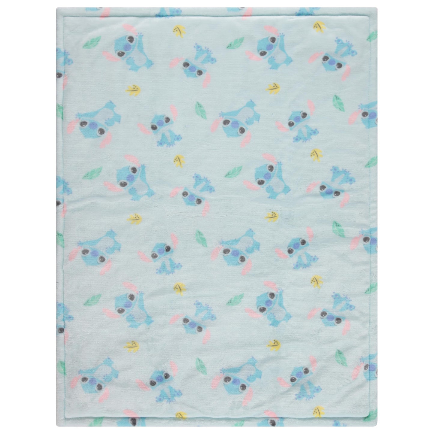 Disney Mickey Mouse, Minnie Mouse, Winnie The Pooh, Lilo and Stitch 2-Ply Infant Blanket - Soft Fleece with Polyfill - Cozy and Warm Baby Blanket for Baby Boys and Girls, 30x40 Inches