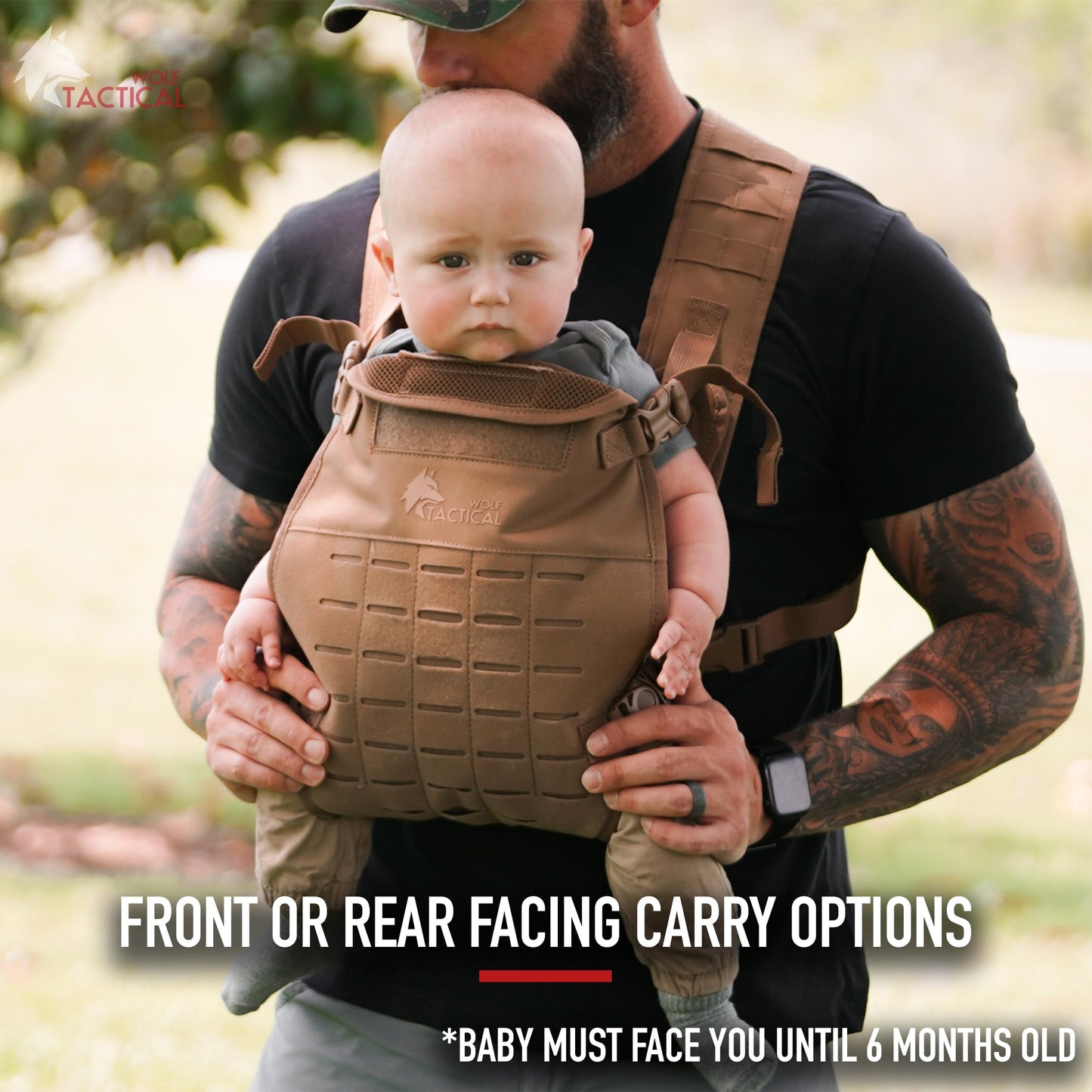 WOLF TACTICAL Toddler & Baby Carrier - Men's Infant & Toddler Carrier