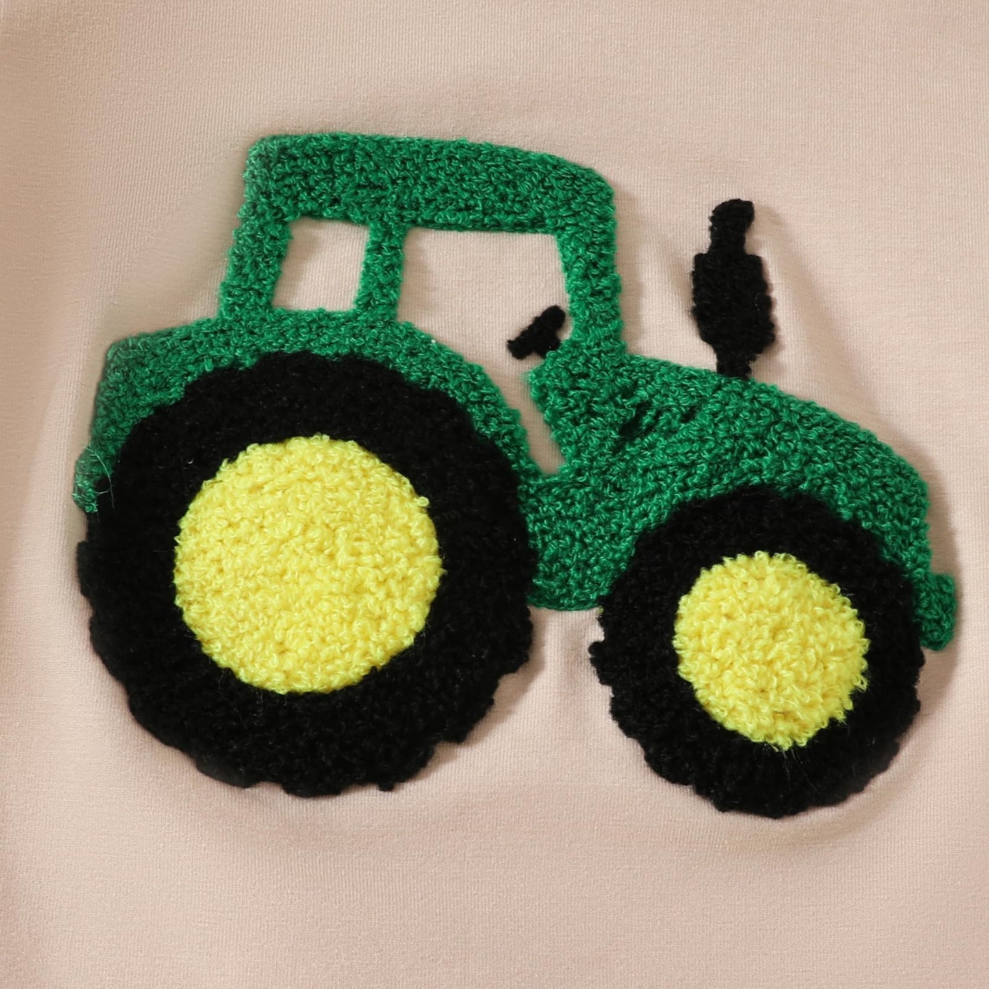 Toddler Baby Boy Summer Clothes Embroidered Farm Tractor Shirt and Short Set 2-Piece Outfits for Boys