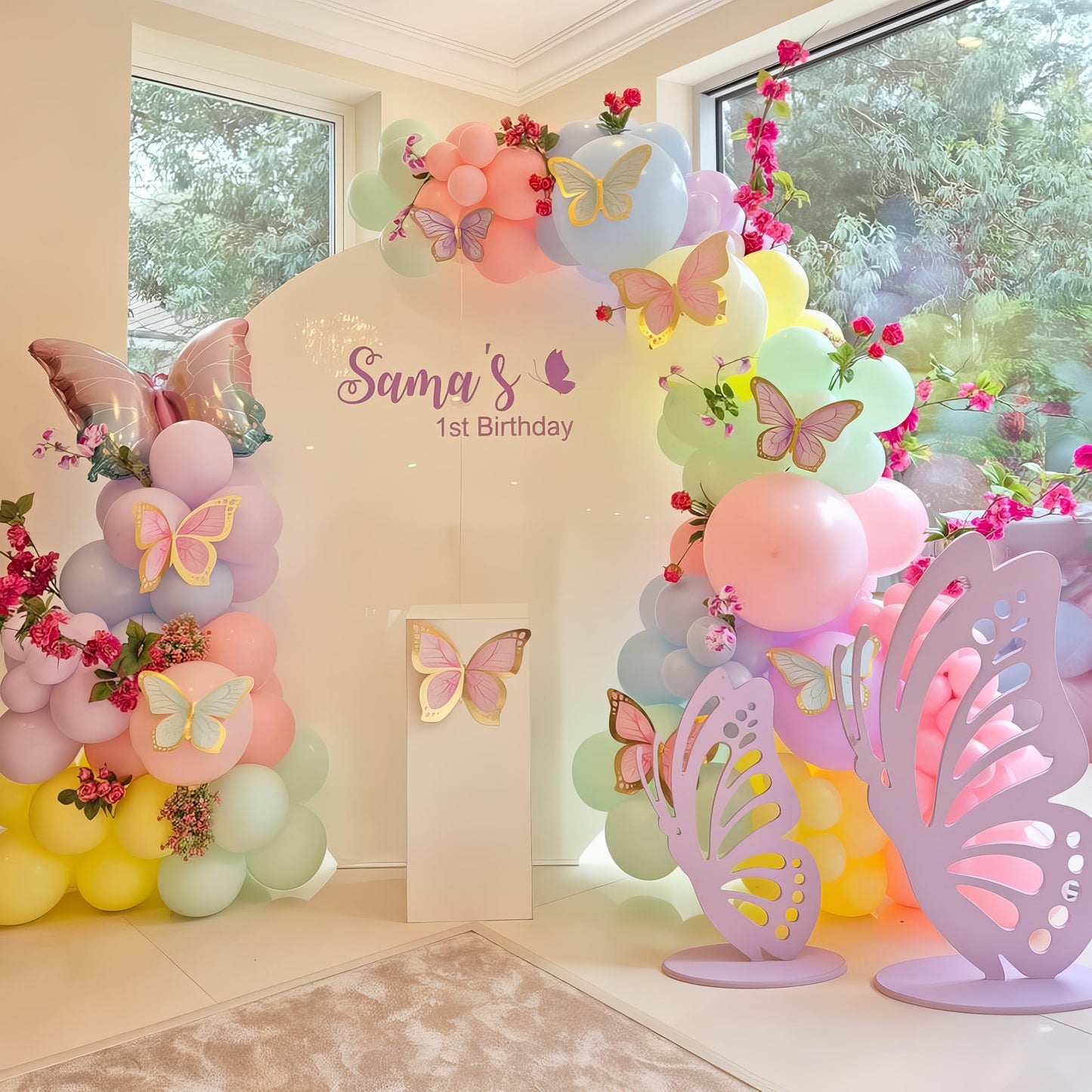 Dusty Blue Sage Green Balloon Arch Kit Slate Fog Blue Pastel Green White Sand Beige Gold Balloons Garland for Jungle Safari Birthday Baby Shower Wedding Party Decorations
