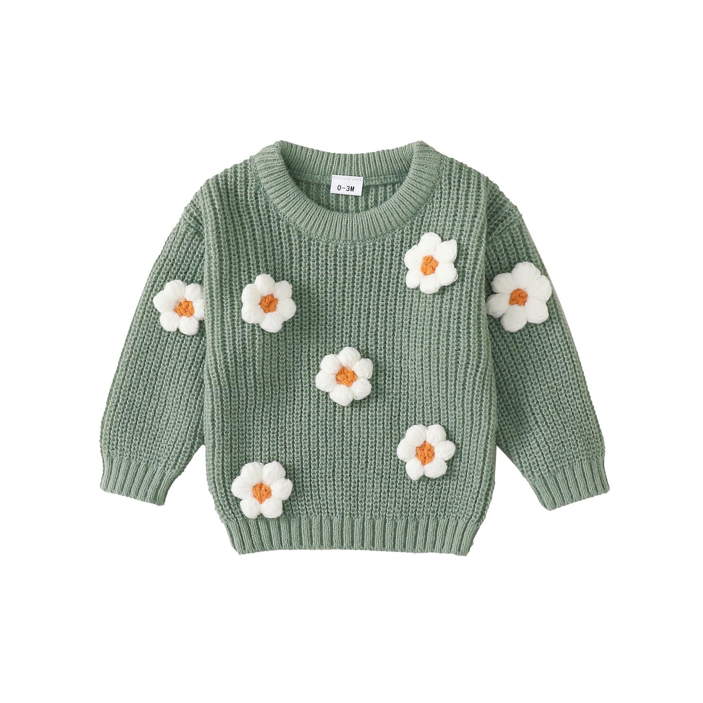Infant Toddler Baby Girl Oversized Sweater Long Sleeve Sweaters Fall Winter Tops Clothes