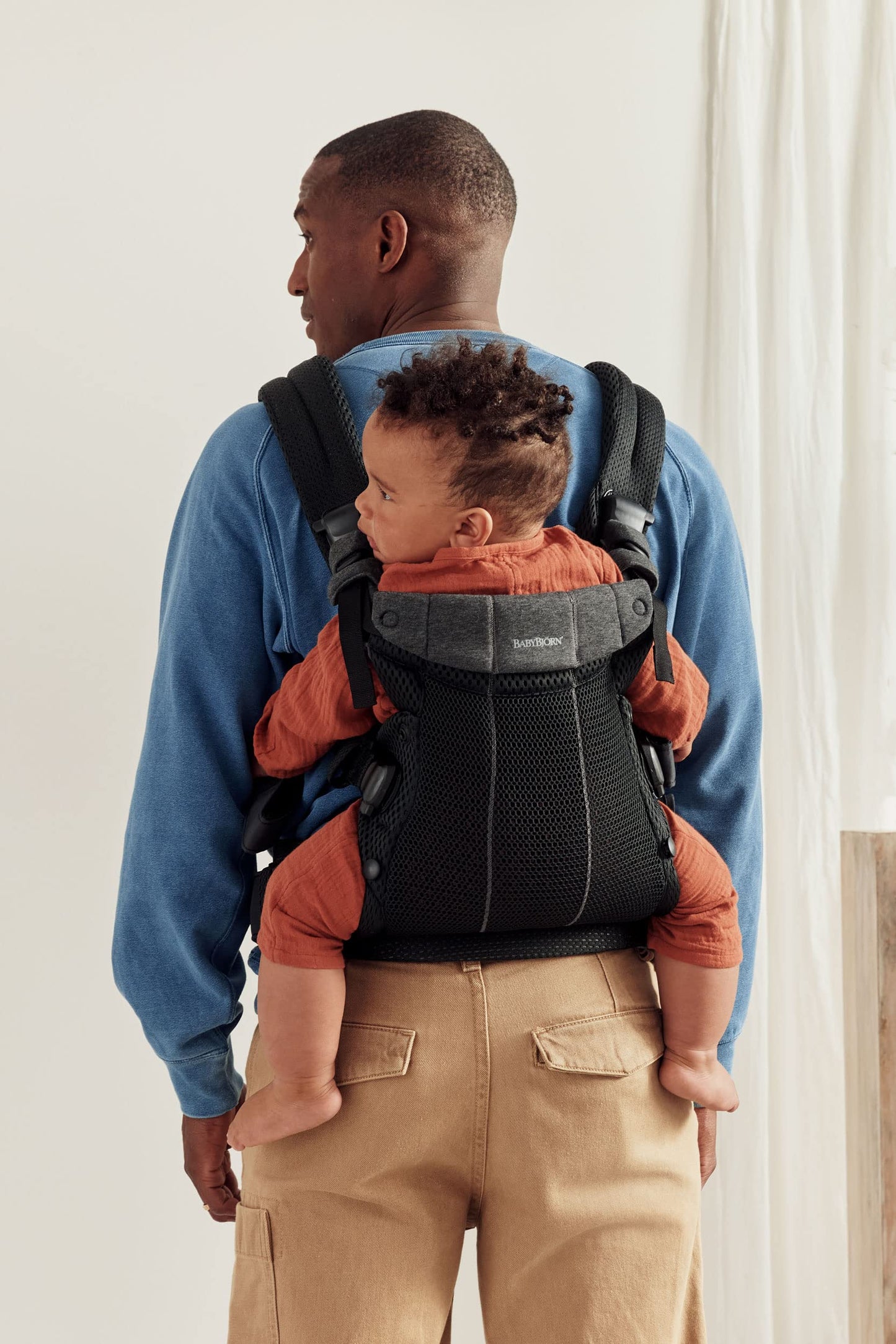 BabyBjörn Baby Carrier Harmony, Cream, 3D Mesh, 3-in-1 Ergonomic Baby Carrier; Newborn, Facing-in, Outward-Facing, and Back Carrying Positions Supported (7-40 lbs), Newborn to Toddler