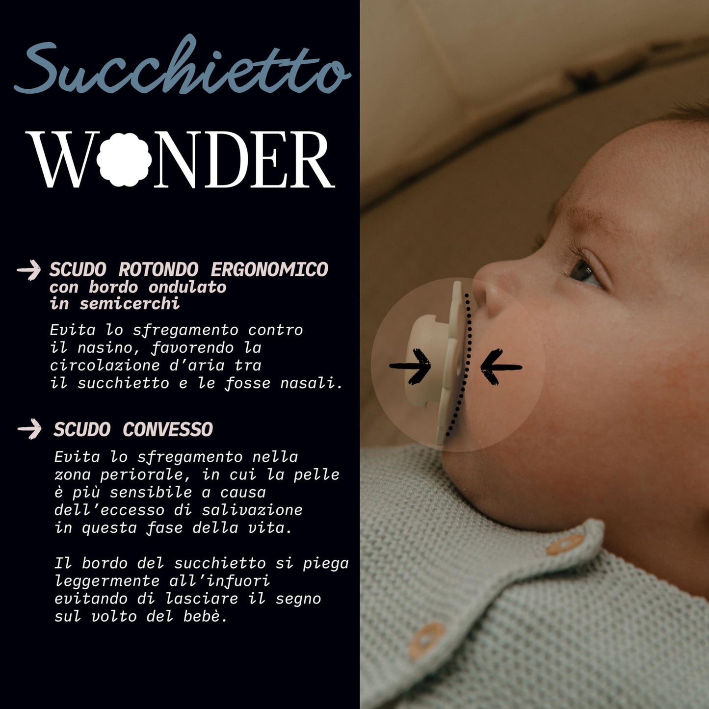 Suavinex Wonder Baby Pacifier, SX Pro Silicone Nipple, Reversible, Non Irritating Shield Design, 2 Pk Pacifiers 0-6 Months, Made in Europe, Mauve/Chalk